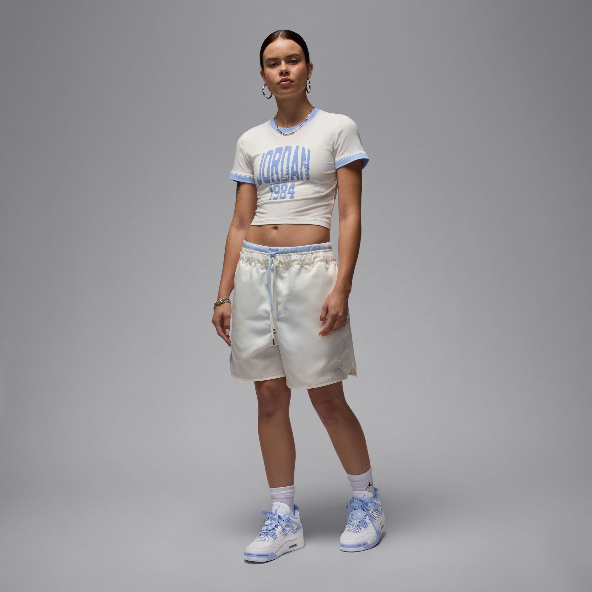 Women’s Air Jordan 4 Retro - ALUMINUM