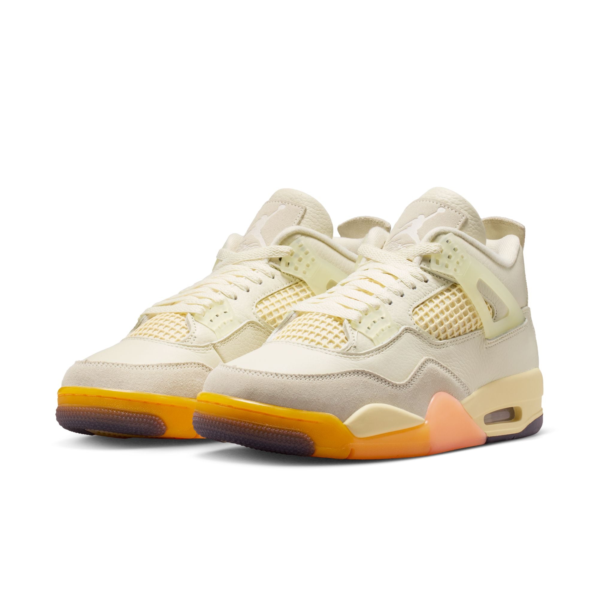 Women's Air Jordan 4 Retro "Birds of Paradise"
 - COCONUT MILK/MUSLIN-BRIGHT MANGO