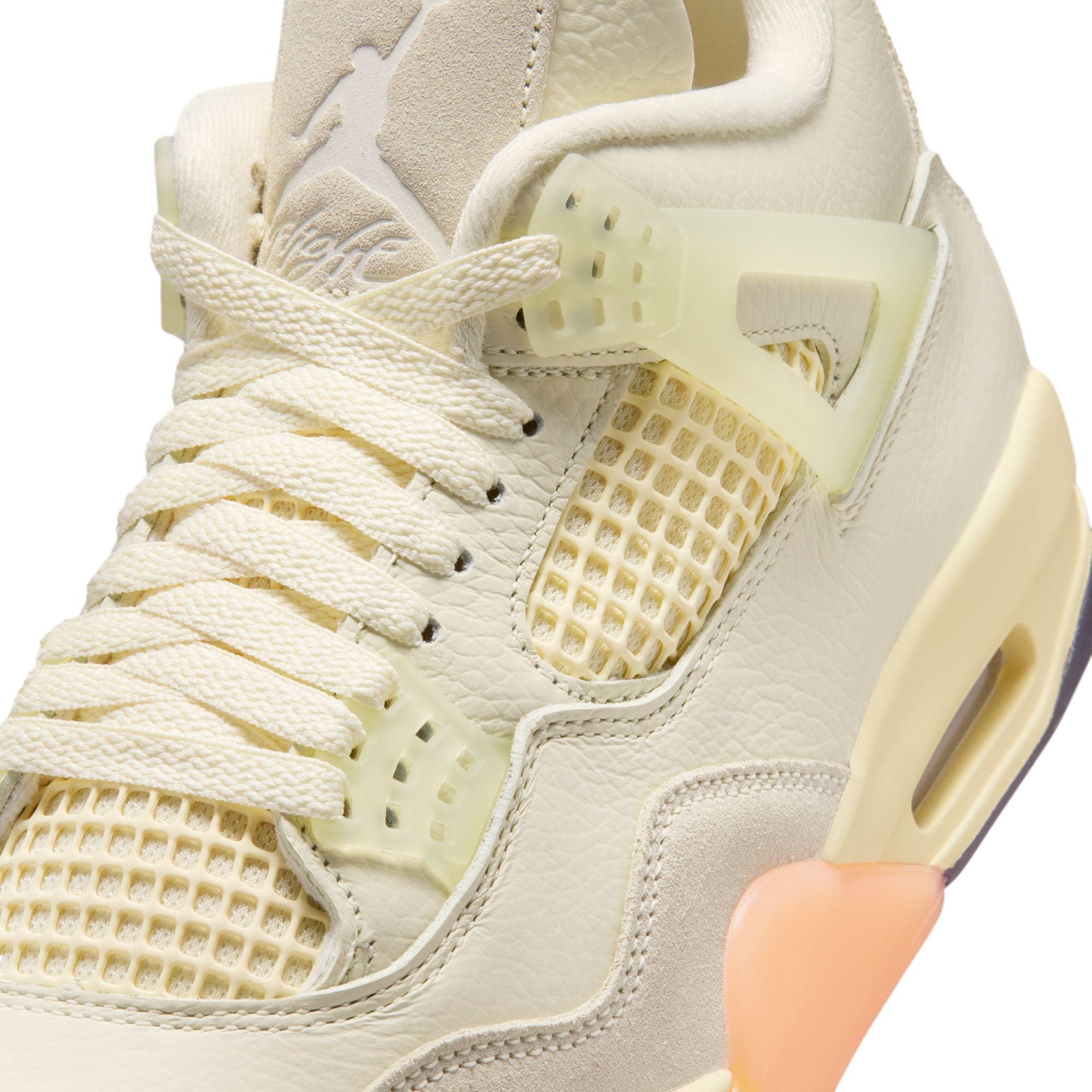 Women's Air Jordan 4 Retro "Birds of Paradise"
 - COCONUT MILK/MUSLIN-BRIGHT MANGO