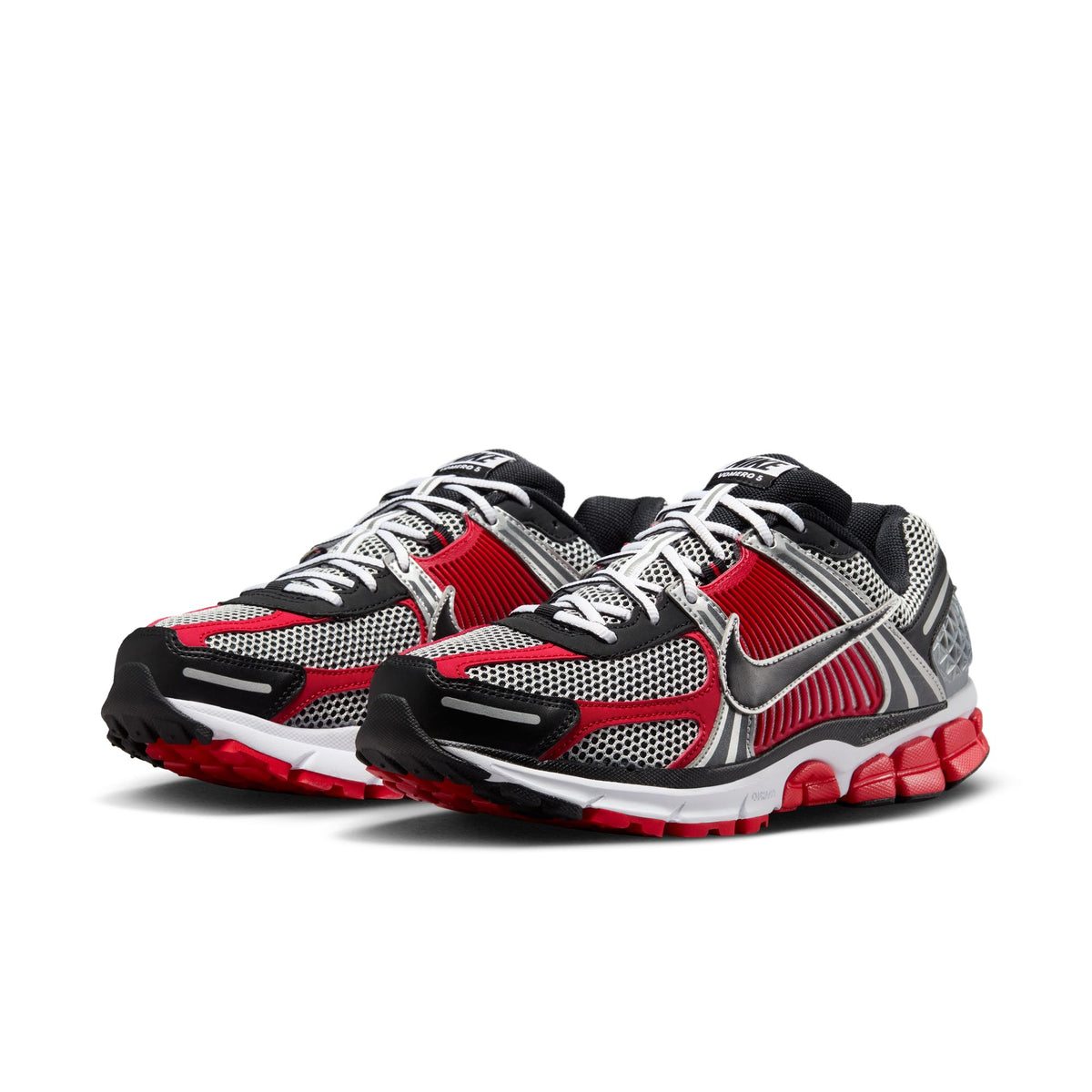 Men&#39;s Nike Zoom Vomero 5 - METALLIC SILVER/BLACK-UNIVERSITY RED