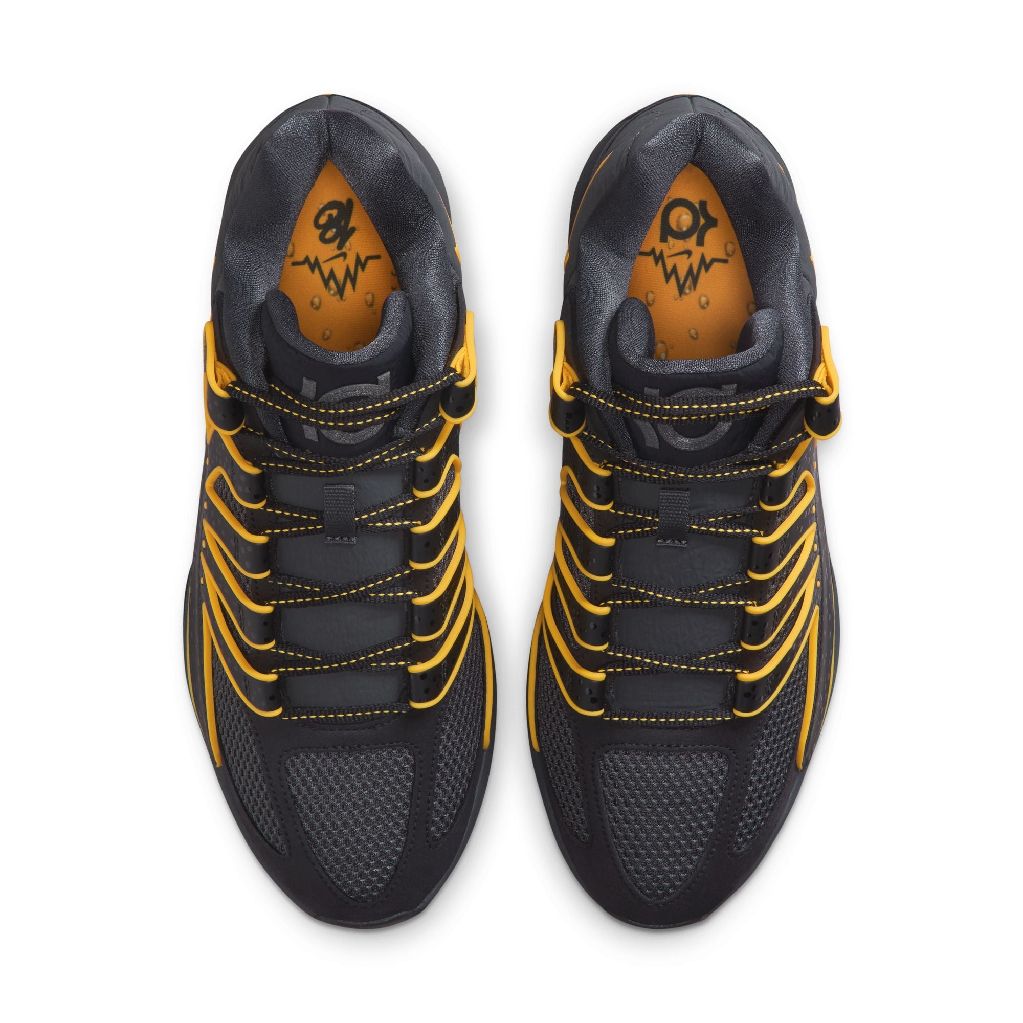 Men's KD18 - BLACK/UNIVERSITY GOLD-ANTHRACITE-FIR