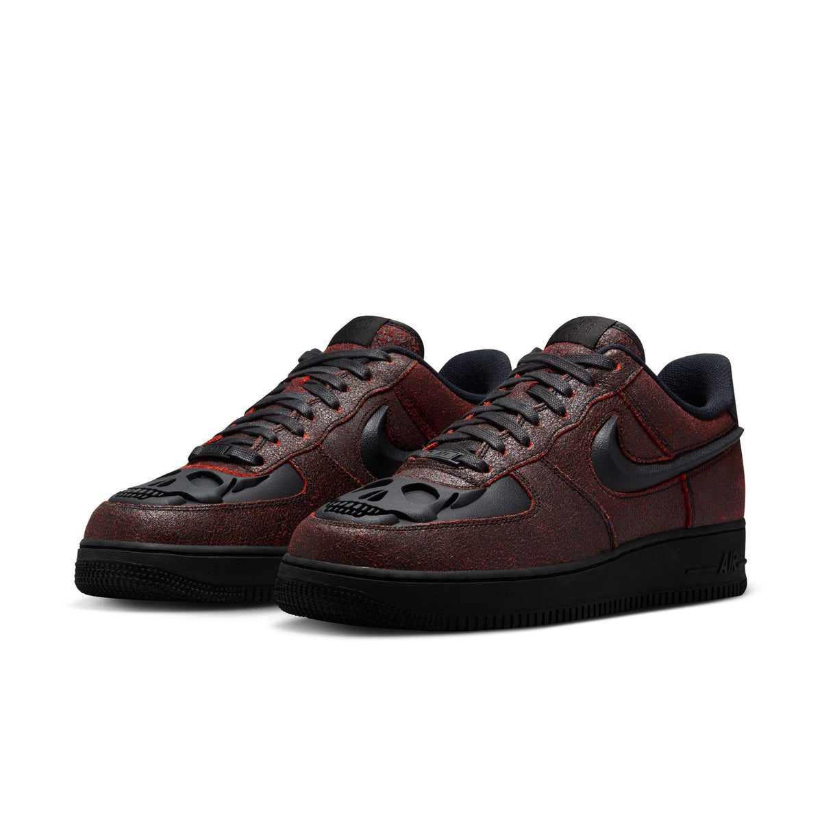 Men&#39;s Nike Air Force 1 Retro Halloween QS - BLACK/BLACK-CRIMSON