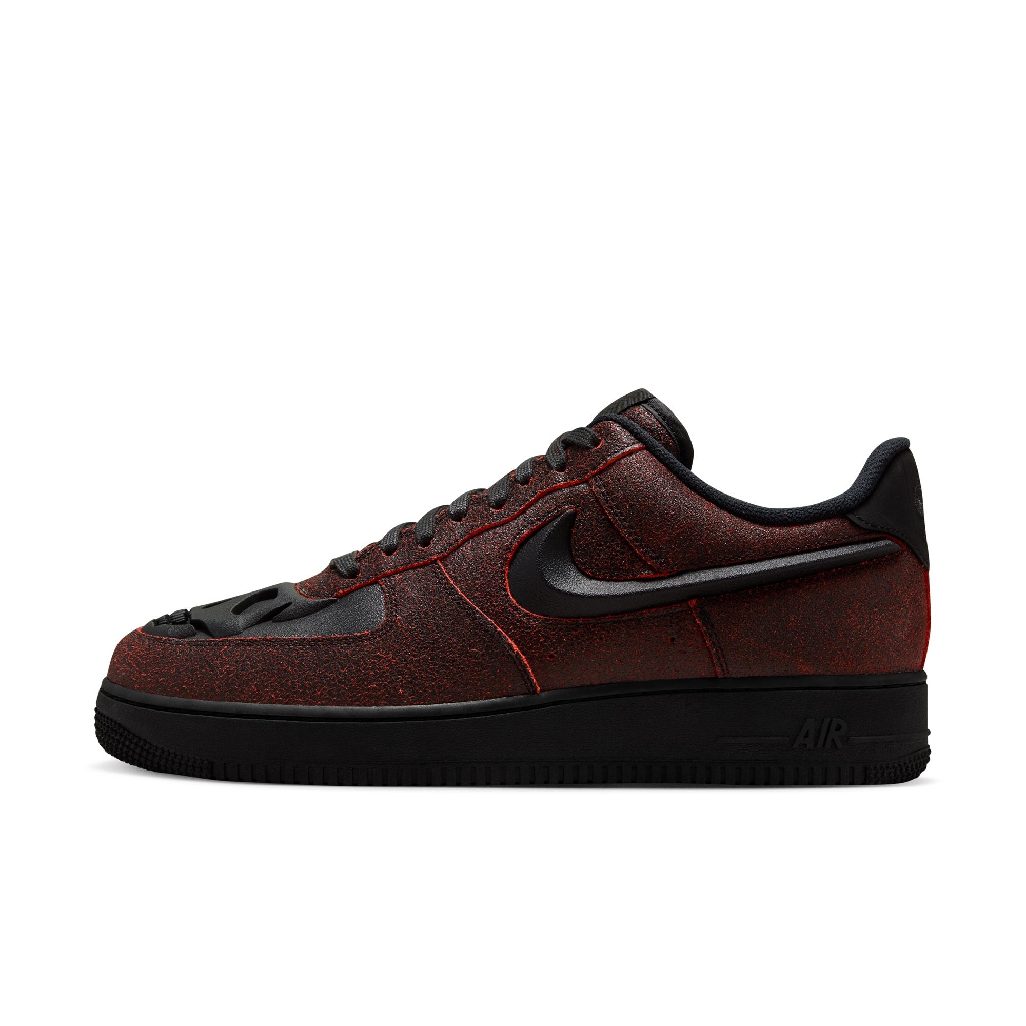 ★ナイキ★Air Force 1 Retro Halloween QS★Black Men's Nike Air Force 1 Retro Halloween QS - BLACK/BLACK-CRIMSON