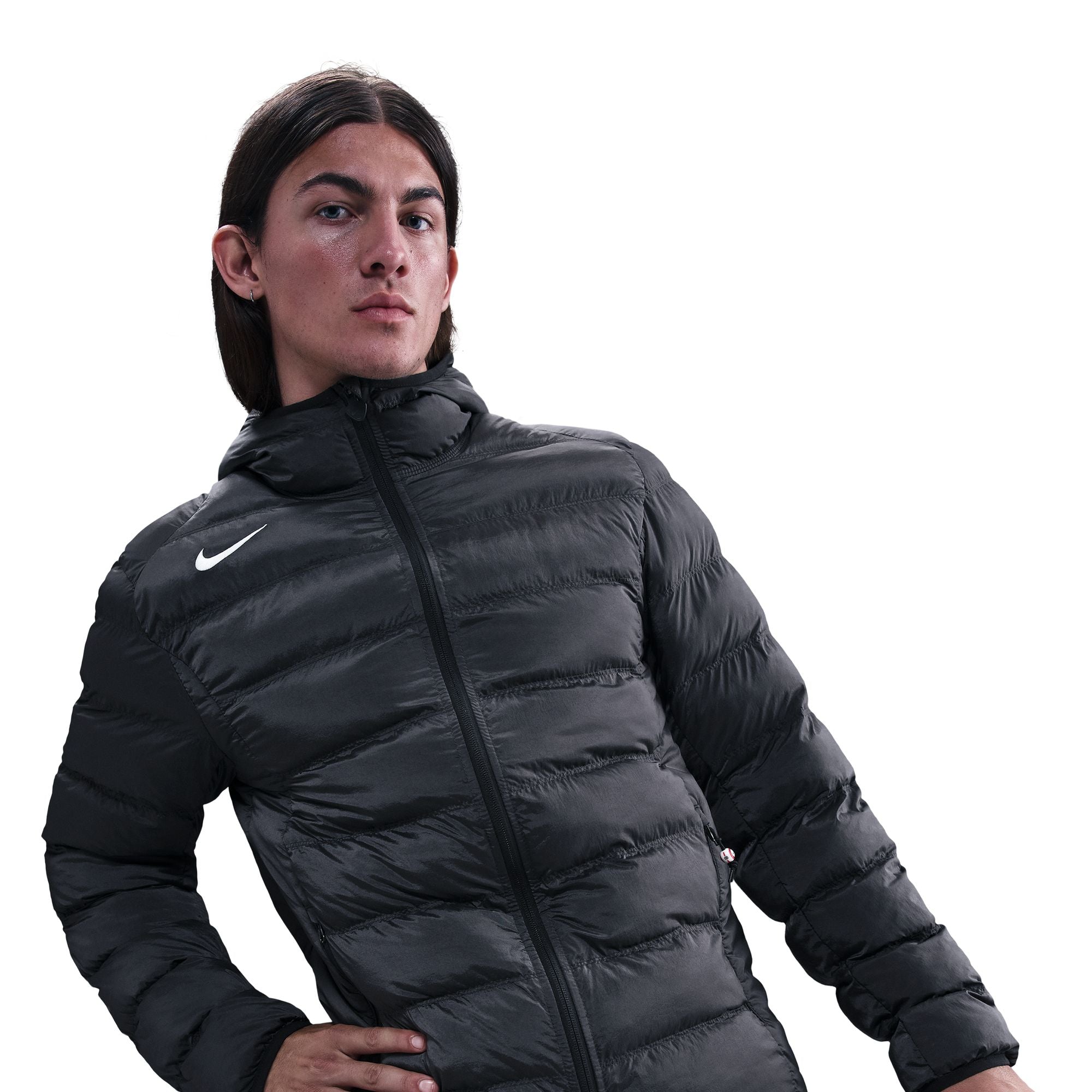 Men's Nike Therma-FIT Soccer Puffer Jacket - BLACK