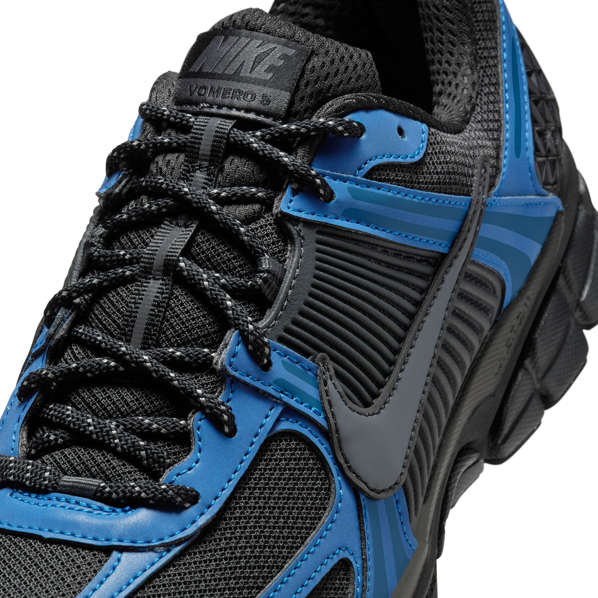 Men&#39;s Nike Zoom Vomero 5 - BLACK/BLACK-COURT BLUE-ANTHRACITE