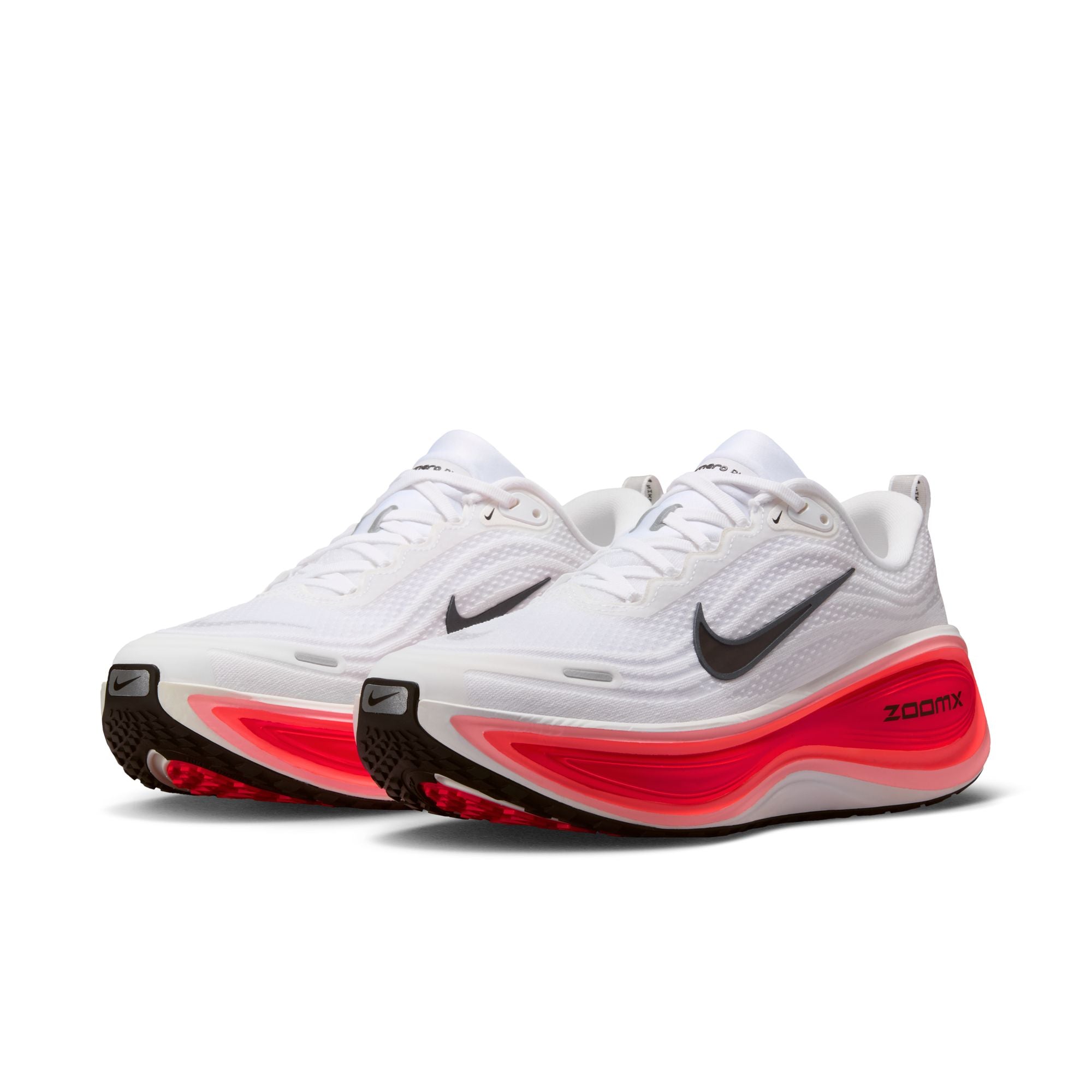 Men's Nike Vomero Plus - WHITE/BLACK-BRIGHT CRIMSON