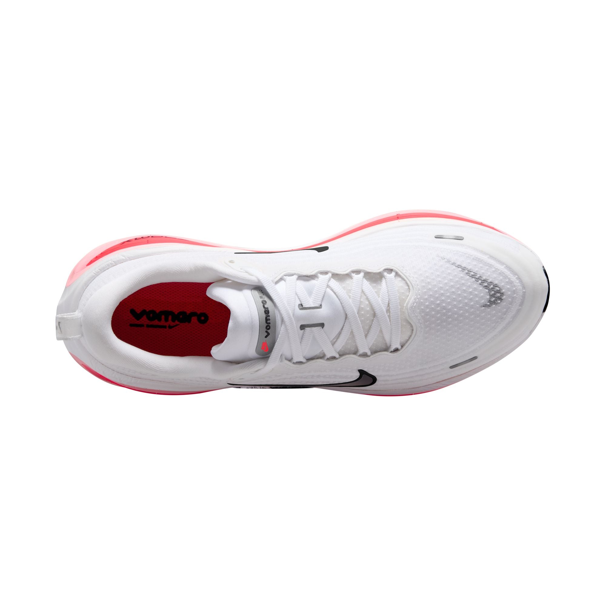 Men's Nike Vomero Plus - WHITE/BLACK-BRIGHT CRIMSON