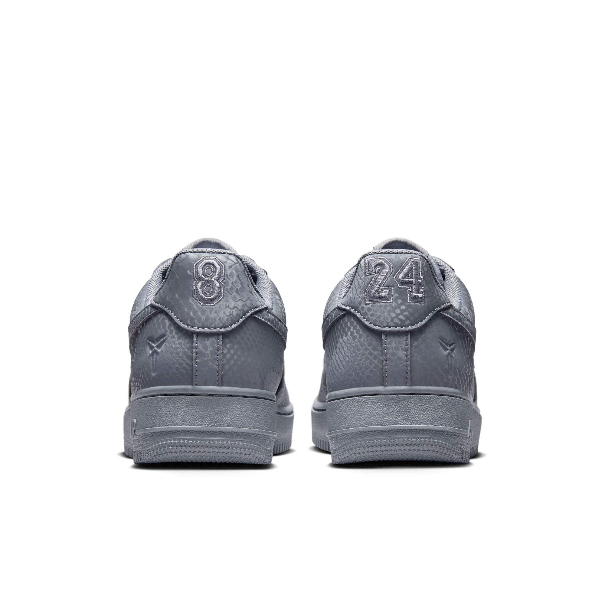 Men's Kobe Air Force 1 Low - COOL GREY/WOLF GREY