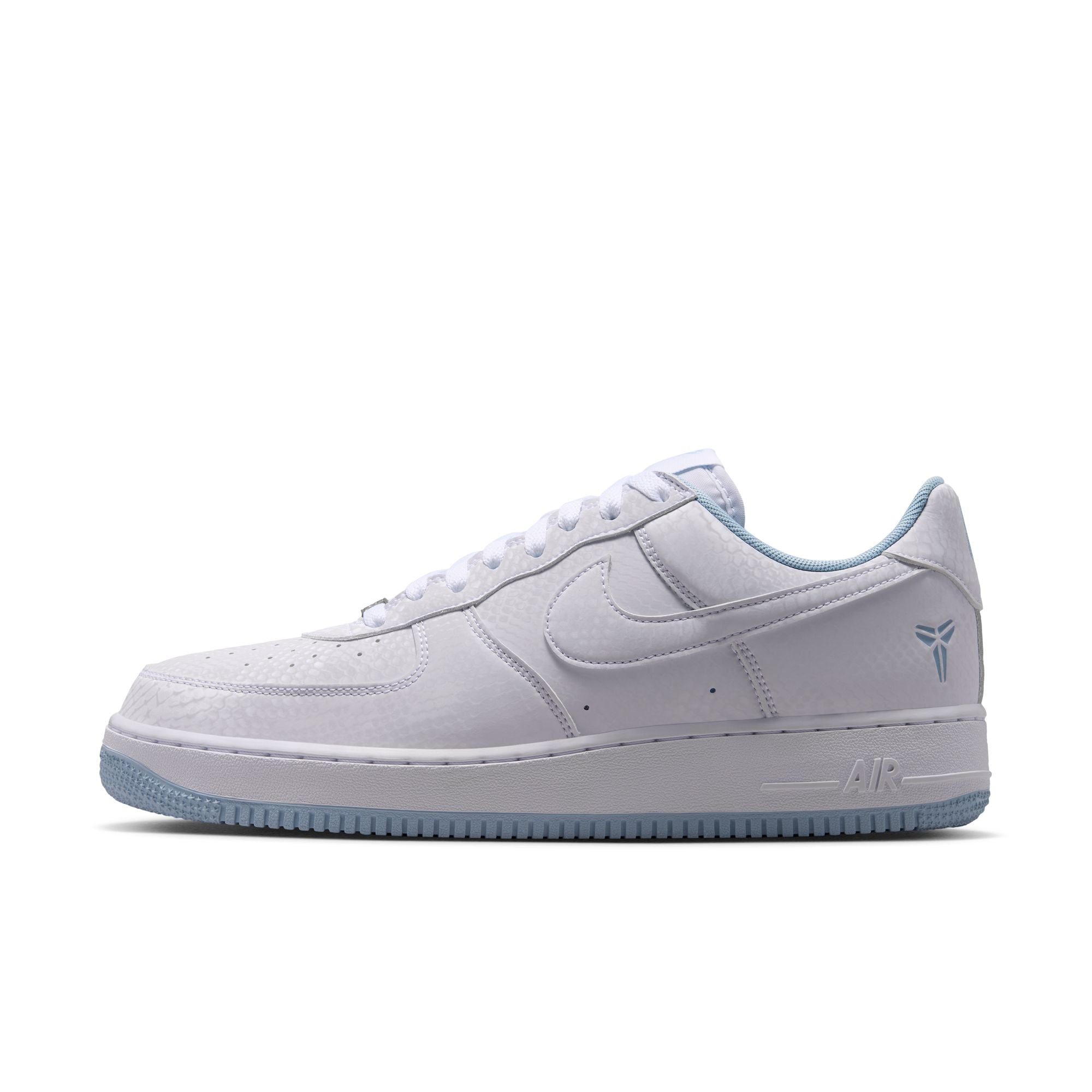 Men's Nike Kobe Air Force 1 Low-WHITE/ARMORY BLUE