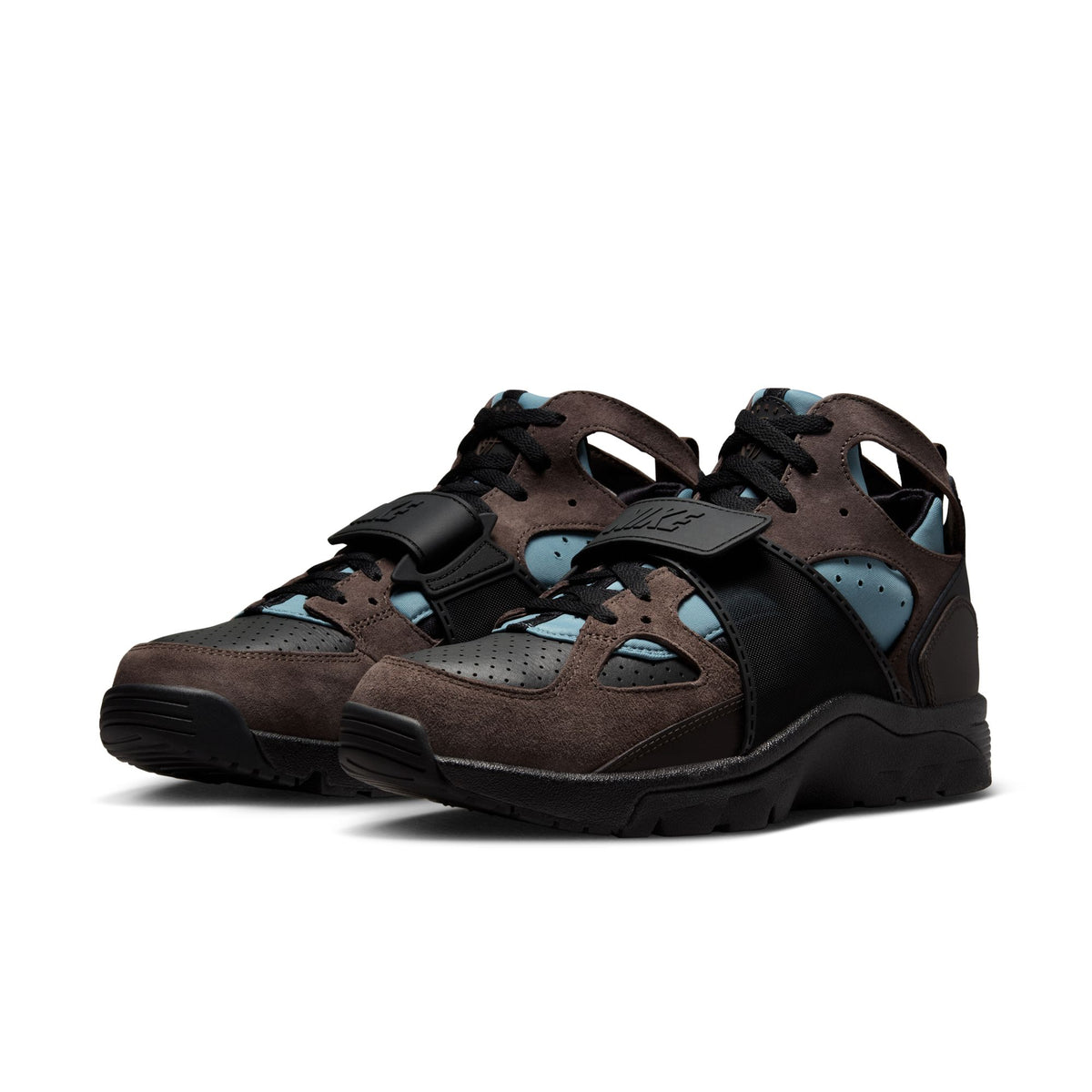 Men&#39;s Nike Air Trainer Huarache - OBSIDIAN/WHITE-LT SMOKE GREY