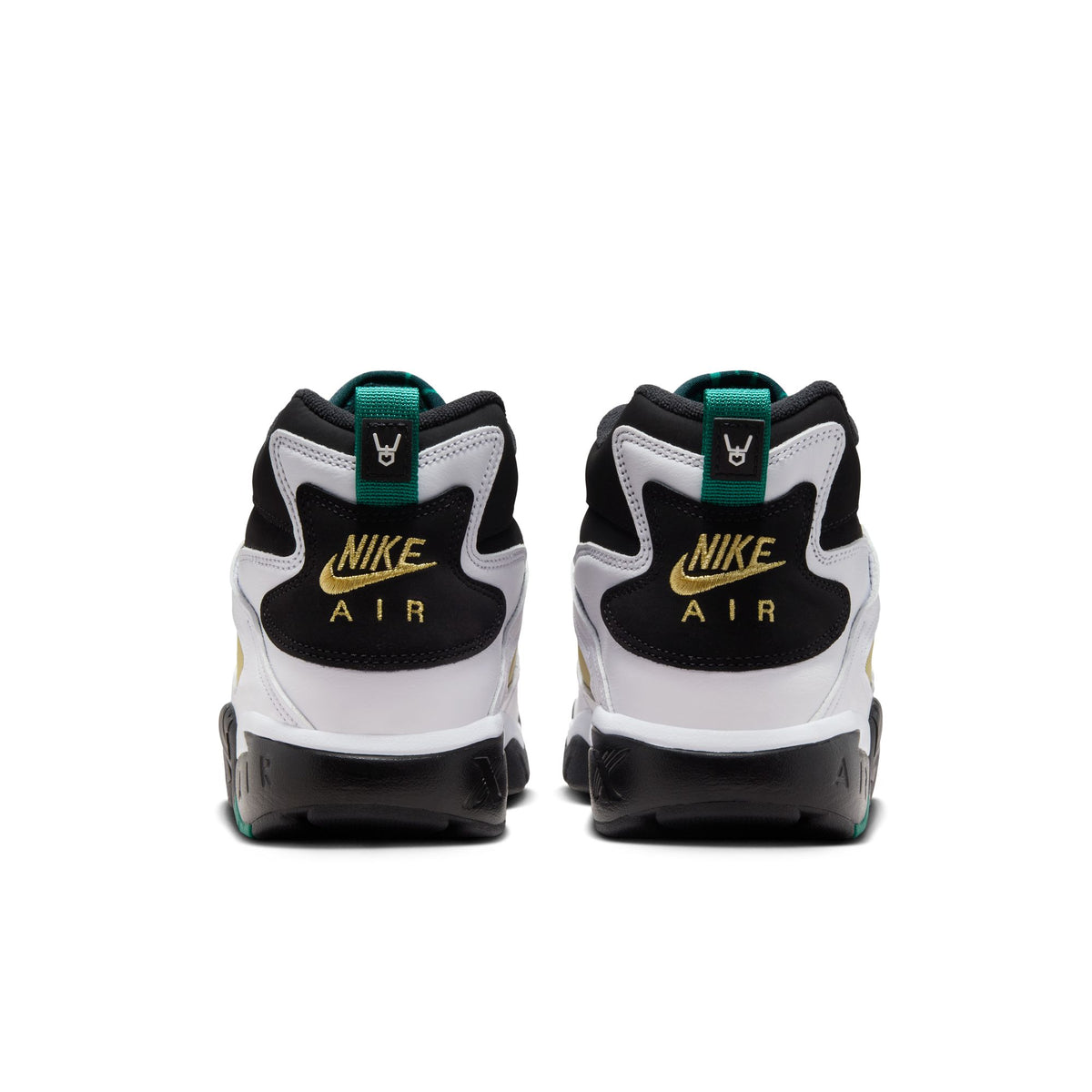 Men&#39;s Nike Air Diamond Turf 93 - BLACK/MYSTIC GREEN-WHITE-GOLDEN TUSSAH