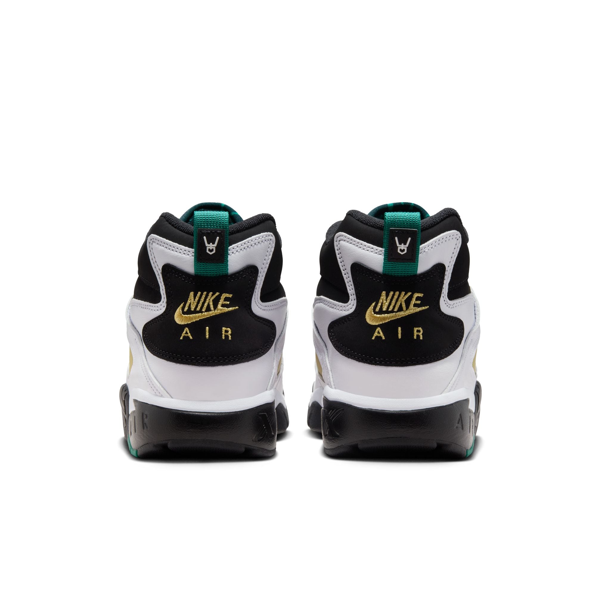Men's Nike Air Diamond Turf 93 - BLACK/MYSTIC GREEN-WHITE-GOLDEN TUSSAH