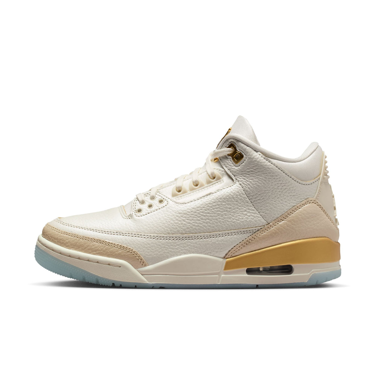 Women&#39;s Air Jordan 3 Retro &quot;Sail and Pale Ivory&quot; - SAIL/TEAM GOLD-PALE IVORY-METALLIC GOLD