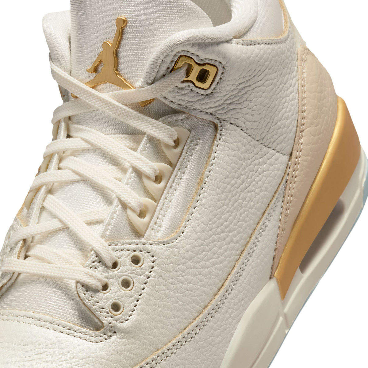 Women&#39;s Air Jordan 3 Retro &quot;Sail and Pale Ivory&quot; - SAIL/TEAM GOLD-PALE IVORY-METALLIC GOLD