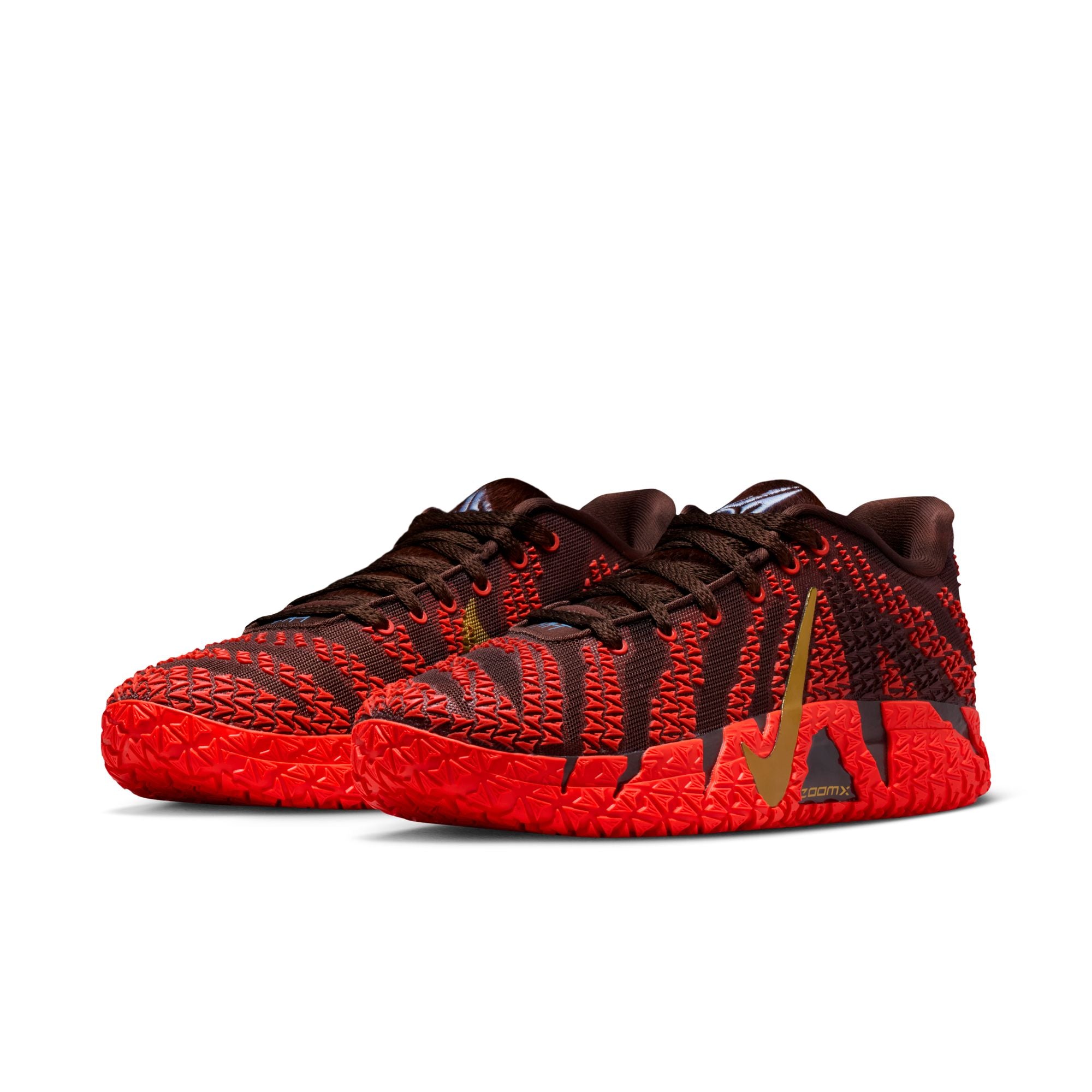Men's Ja 3 "Lunar New Year" - LT CHOCOLATE/METALLIC GOLD-SILT RED