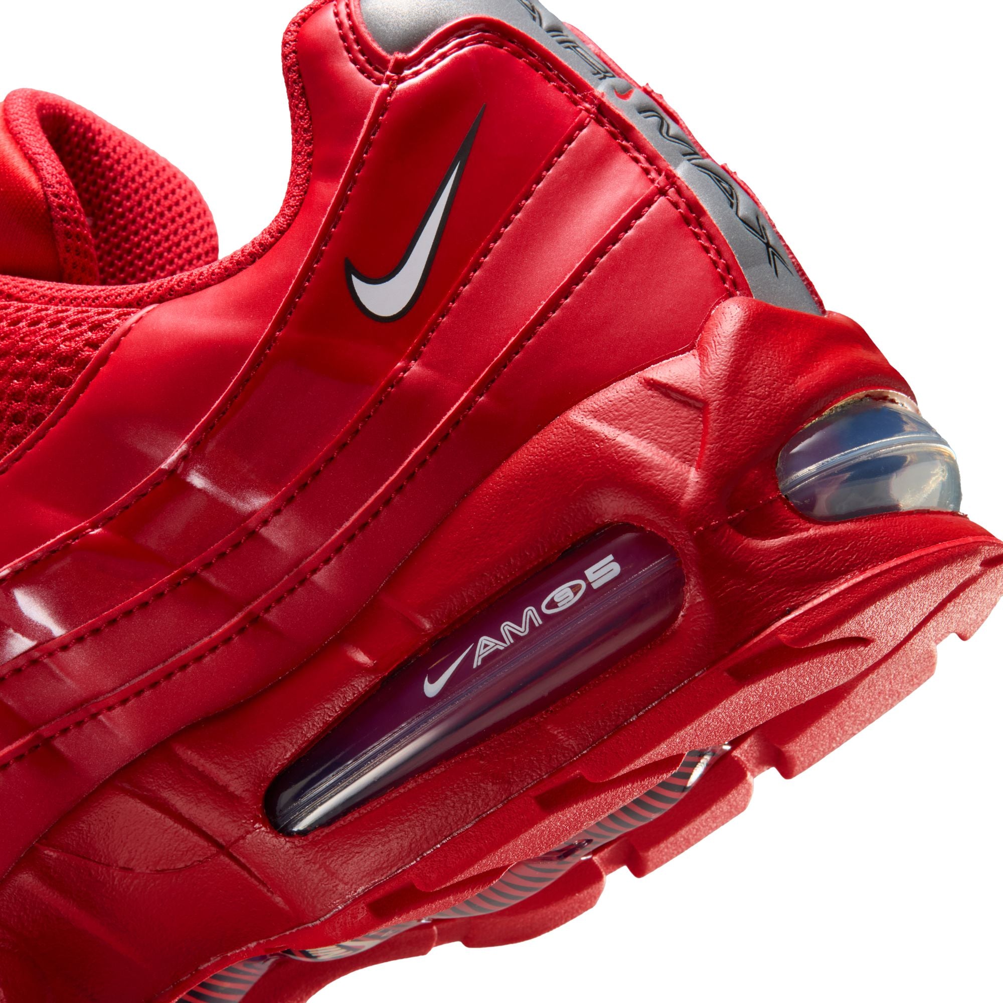 Men's Nike Air Max 95 Big Bubble - UNIVERSITY RED/UNIVERSITY RED-WHITE