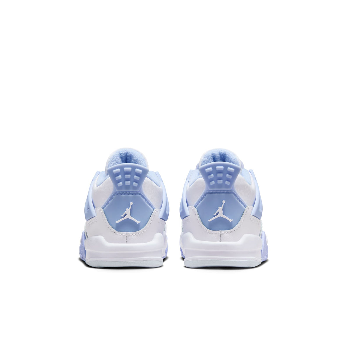 Toddler Jordan 4 Retro &quot;Aluminum&quot; - WHITE/ALUMINUM-BLUE TINT-OIL GREEN