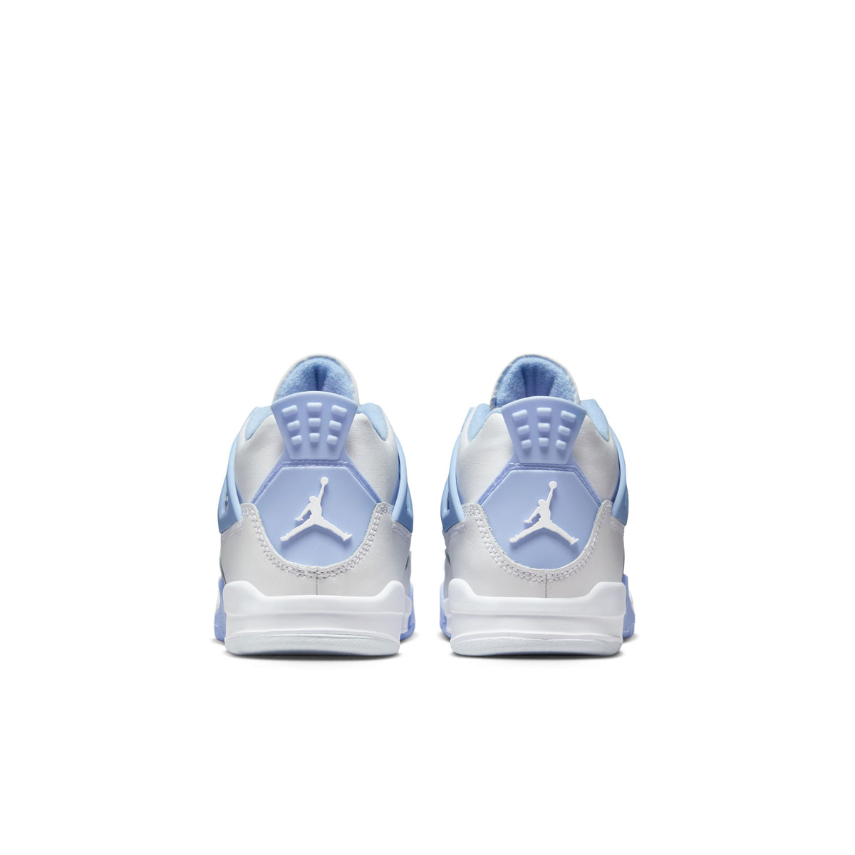 Preschool Jordan 4 Retro &quot;Aluminum&quot; - WHITE/ALUMINUM-BLUE TINT-OIL GREEN