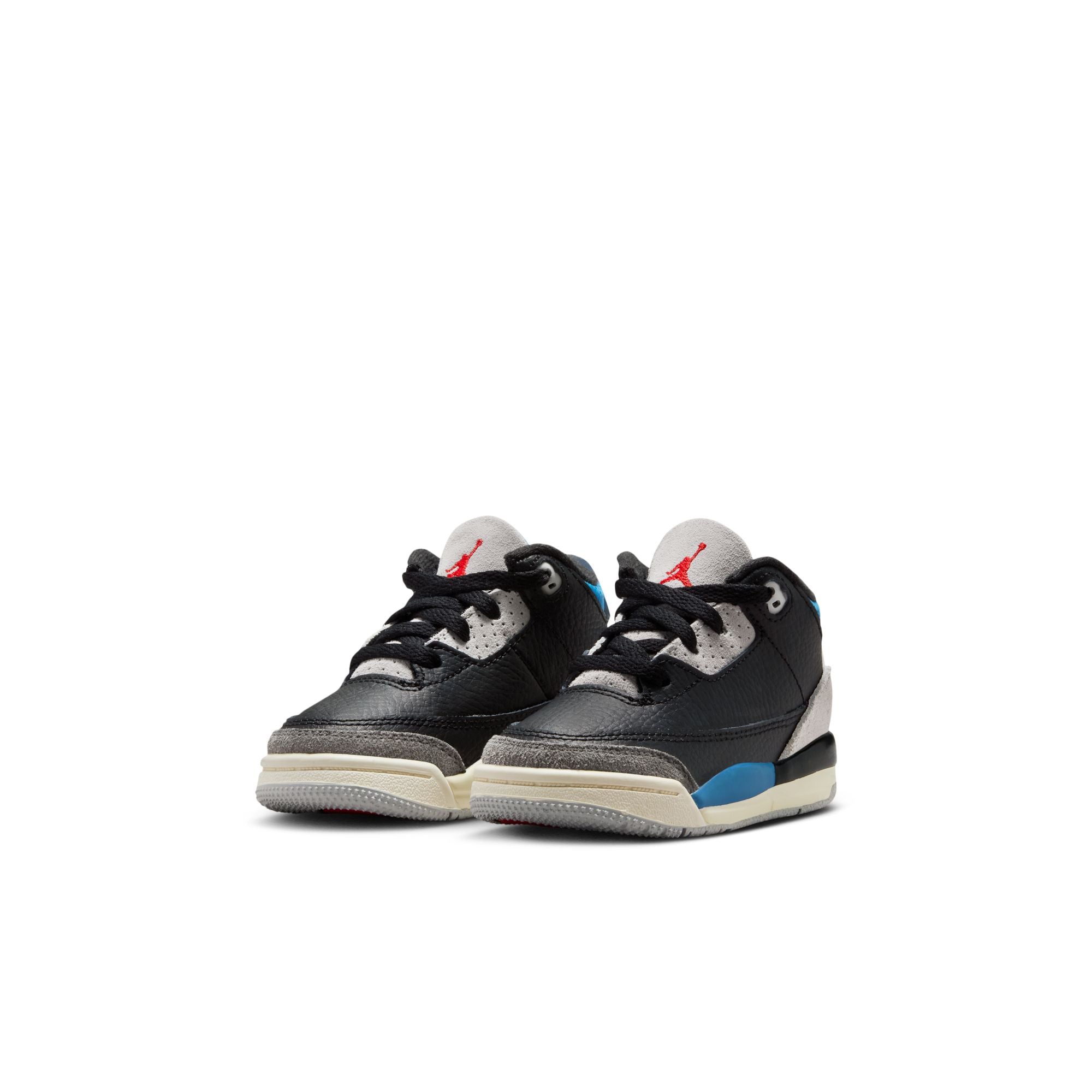 Air Jordan 3 Retro OG TD - BLACK/CHILE RED-NEUTRAL GREY