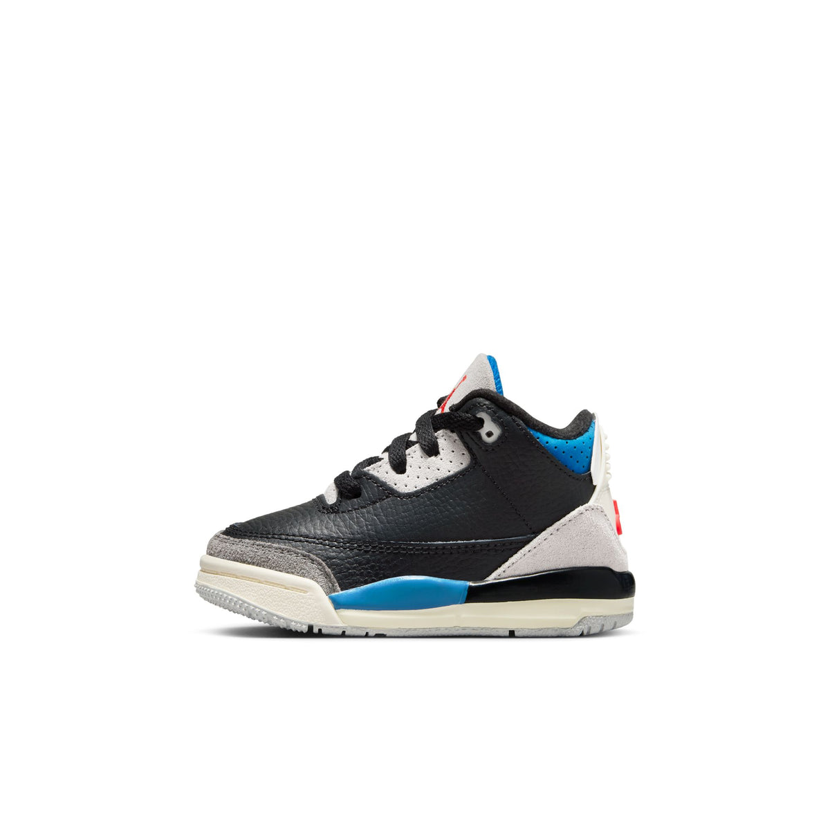 Air Jordan 3 Retro OG TD - BLACK/CHILE RED-NEUTRAL GREY