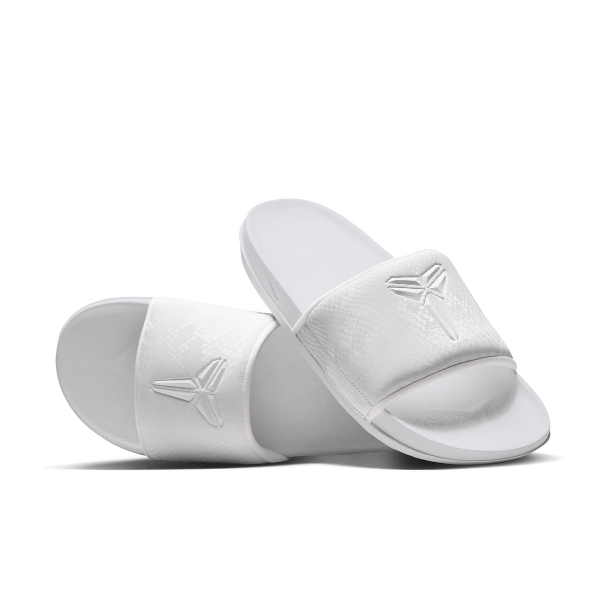 Men&#39;s Kobe Offcourt Slides - WHITE/WHITE