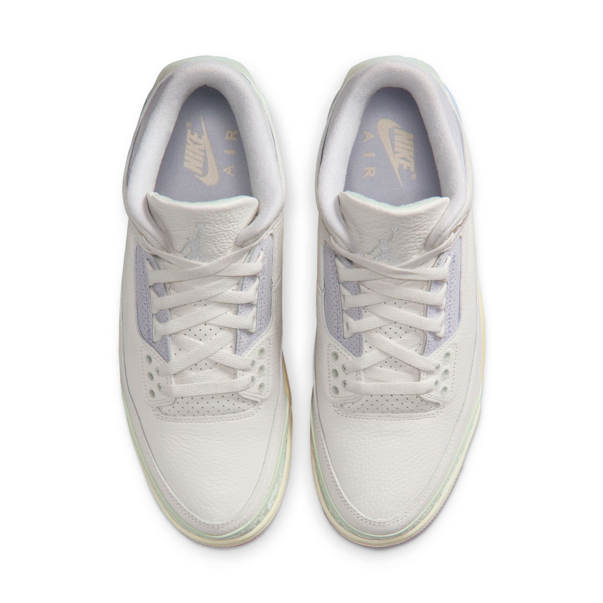 GS Air Jordan 3 Retro "Sail and Jade Aura" - SAIL/JADE AURA-AURA-ICED CARMINE
