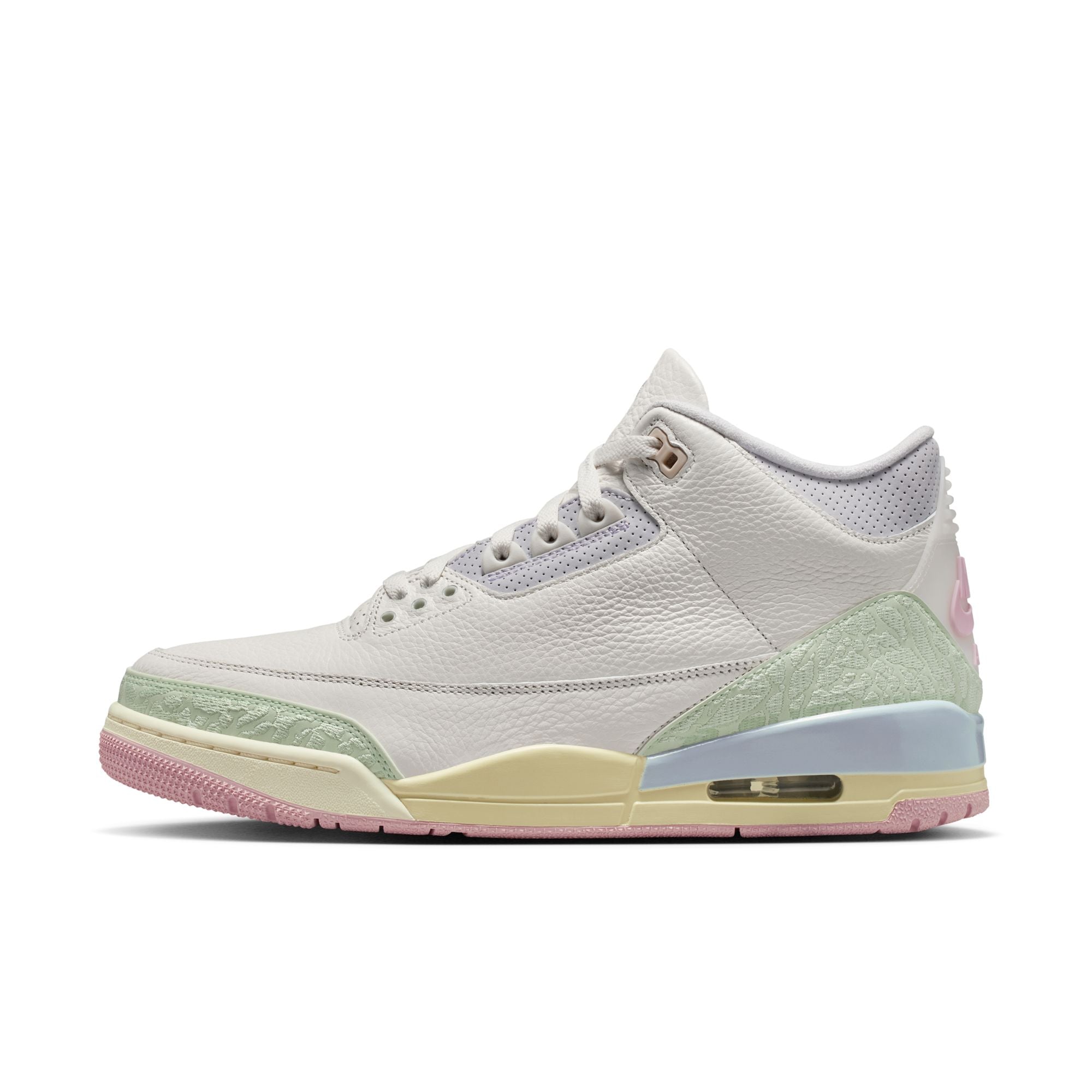 Men's Air Jordan 3 Retro "Sail and Jade Aura" - SAIL/JADE AURA-AURA-ICED CARMINE