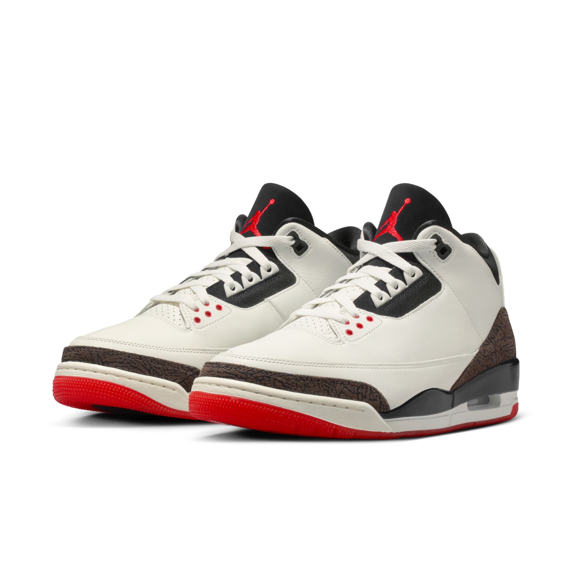 Men's Air Jordan 3 "World's Best"
- SAIL/BLACK-UNIVERSITY RED-PALE IVORY