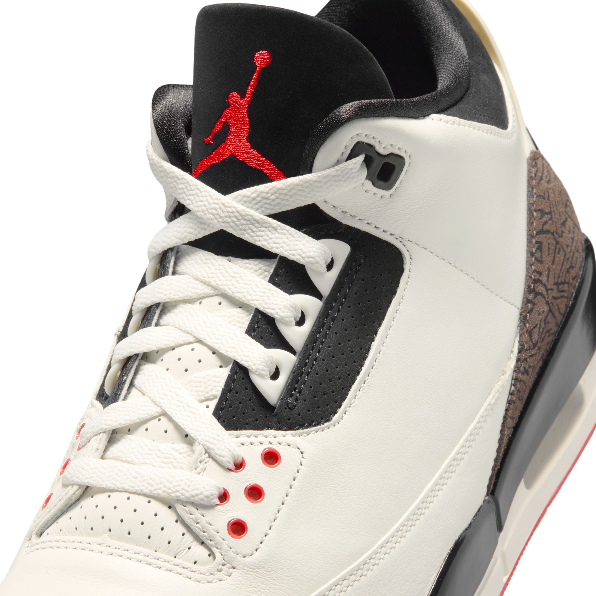 Men's Air Jordan 3 "World's Best"
- SAIL/BLACK-UNIVERSITY RED-PALE IVORY