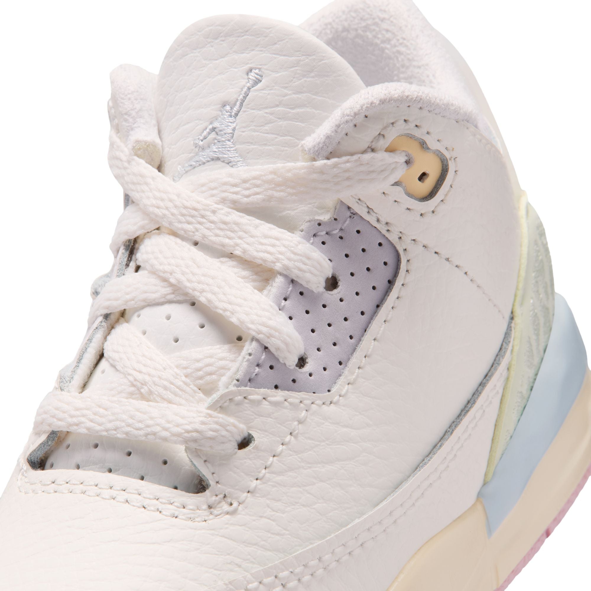 Toddler's Air Jordan 3 Retro "Sail and Jade Aura" - SAIL/JADE AURA-AURA-ICED CARMINE