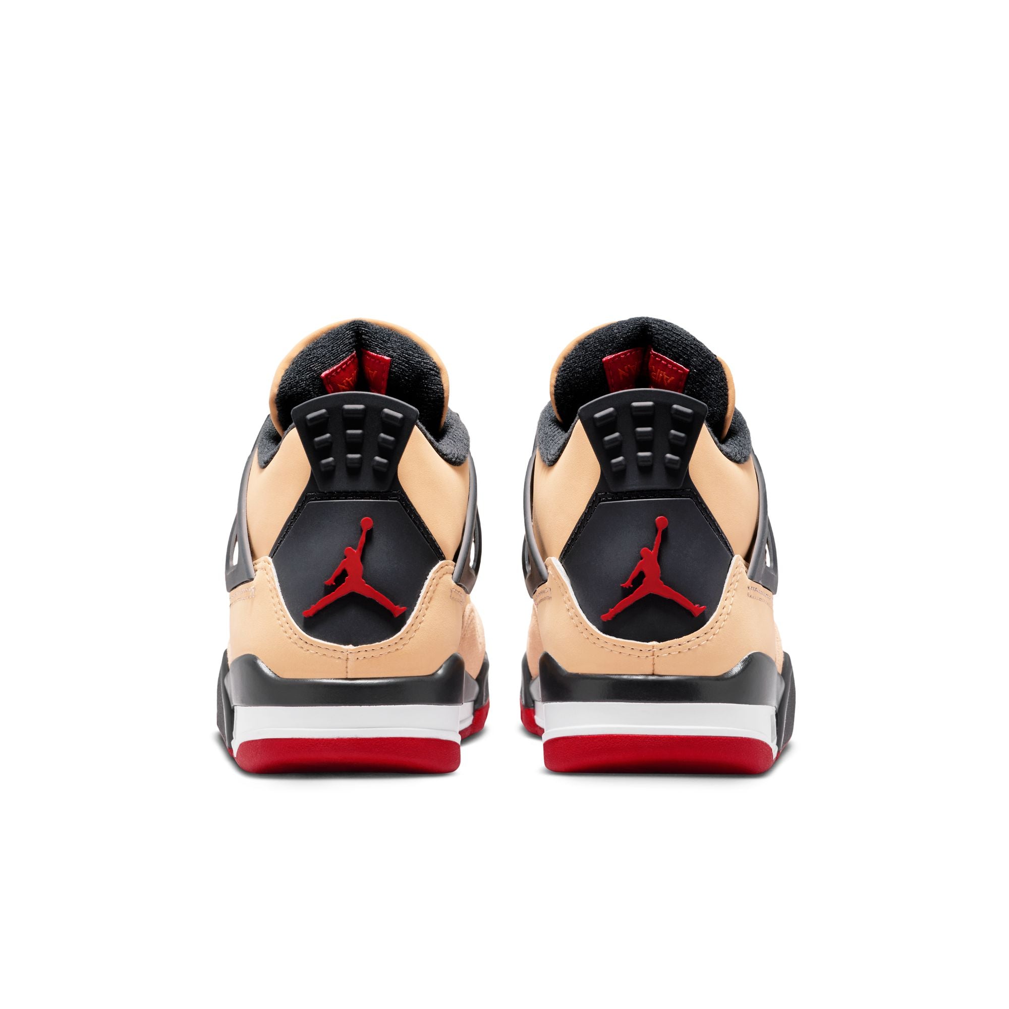 Air Jordan 4 Retro GS "Pizza" - SESAME/FIRE RED-BLACK-WHITE
