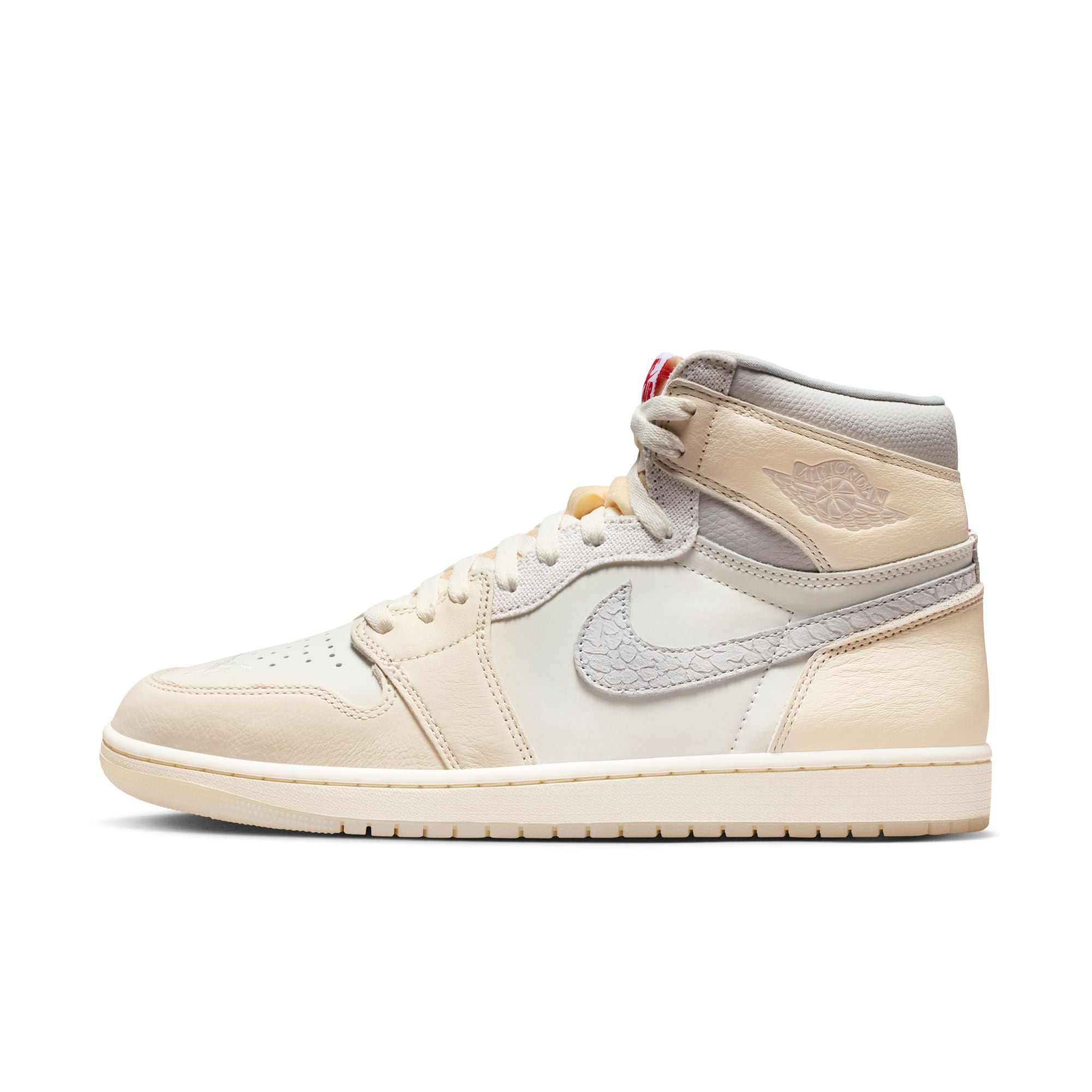 Men's Air Jordan 1 Retro High OG - SAIL/UNIVERSITY RED-PALE IVORY