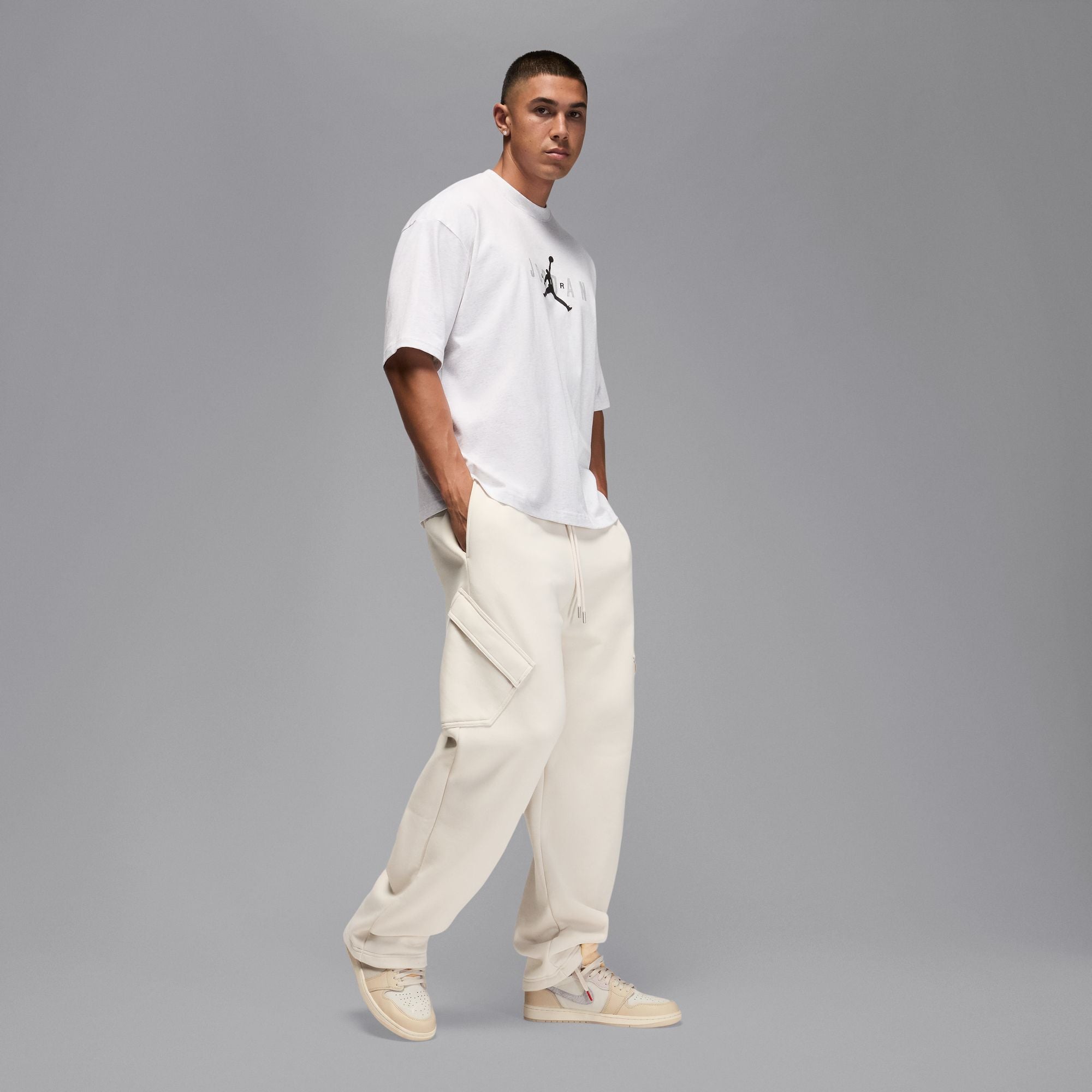 Men's Air Jordan 1 Retro High OG - SAIL/UNIVERSITY RED-PALE IVORY