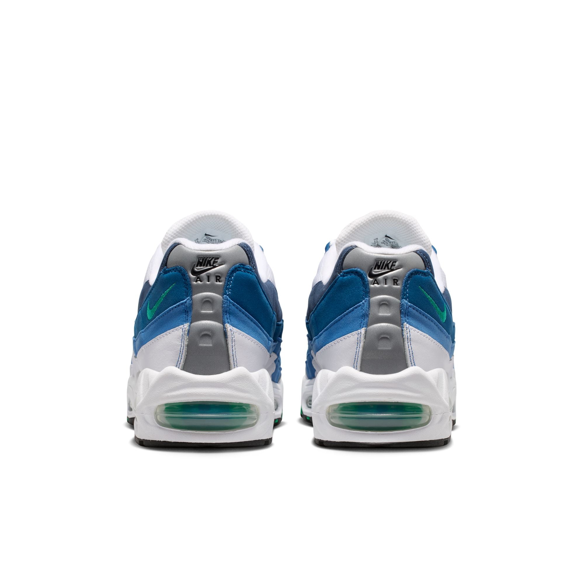 Men's Nike Air Max 95 OG - WHITE/EMERALD GREEN-LAKE BLUE