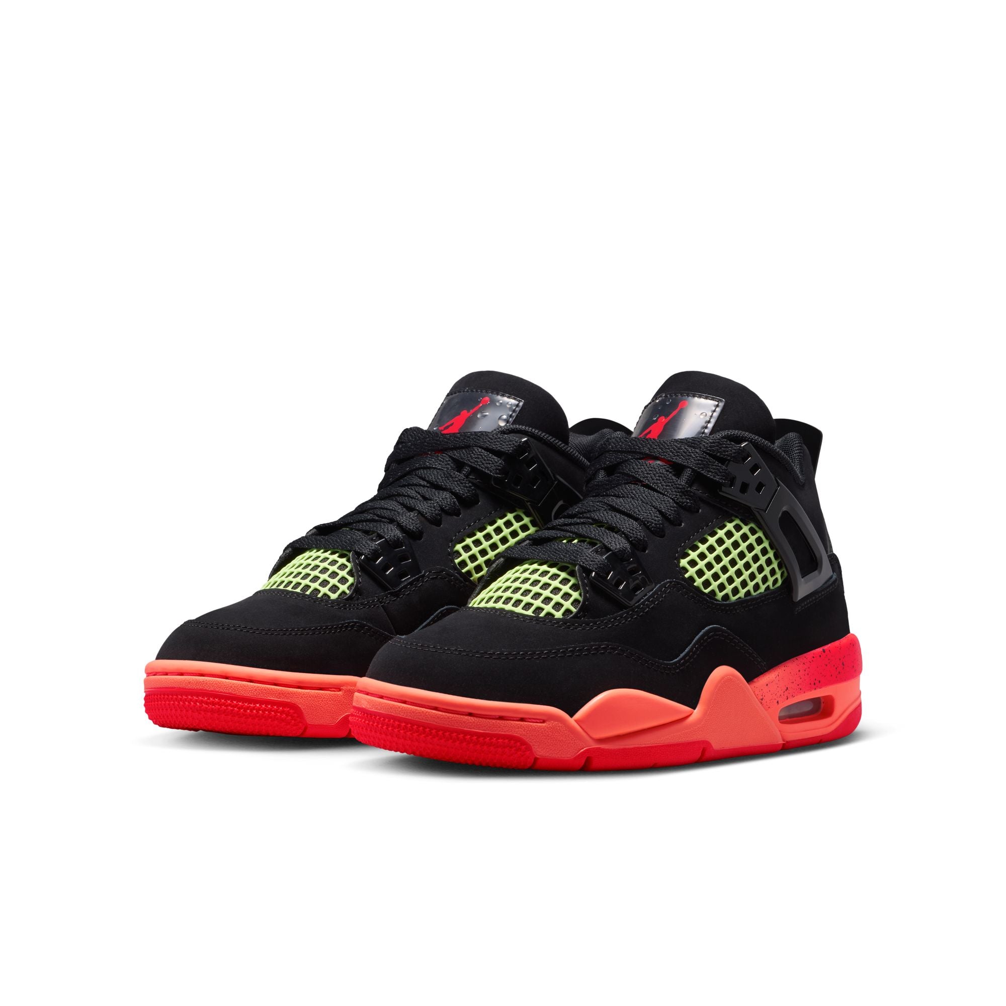 Air Jordan 4 Retro GS - BLACK/INFRARED 23-BRIGHT MANGO