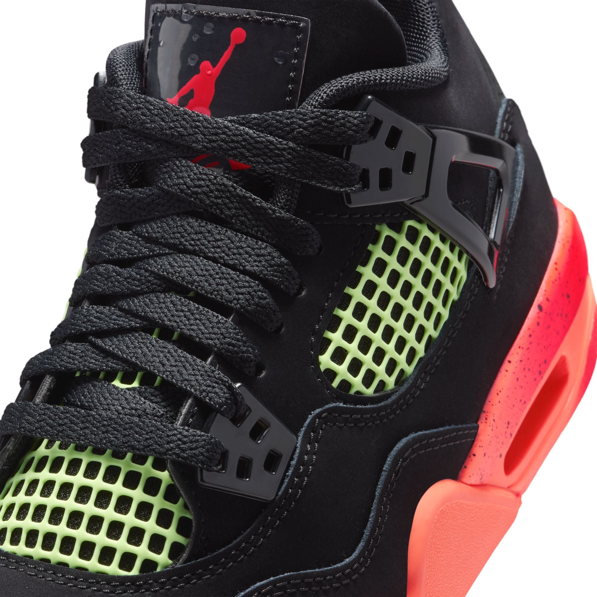 Air Jordan 4 Retro GS - BLACK/INFRARED 23-BRIGHT MANGO