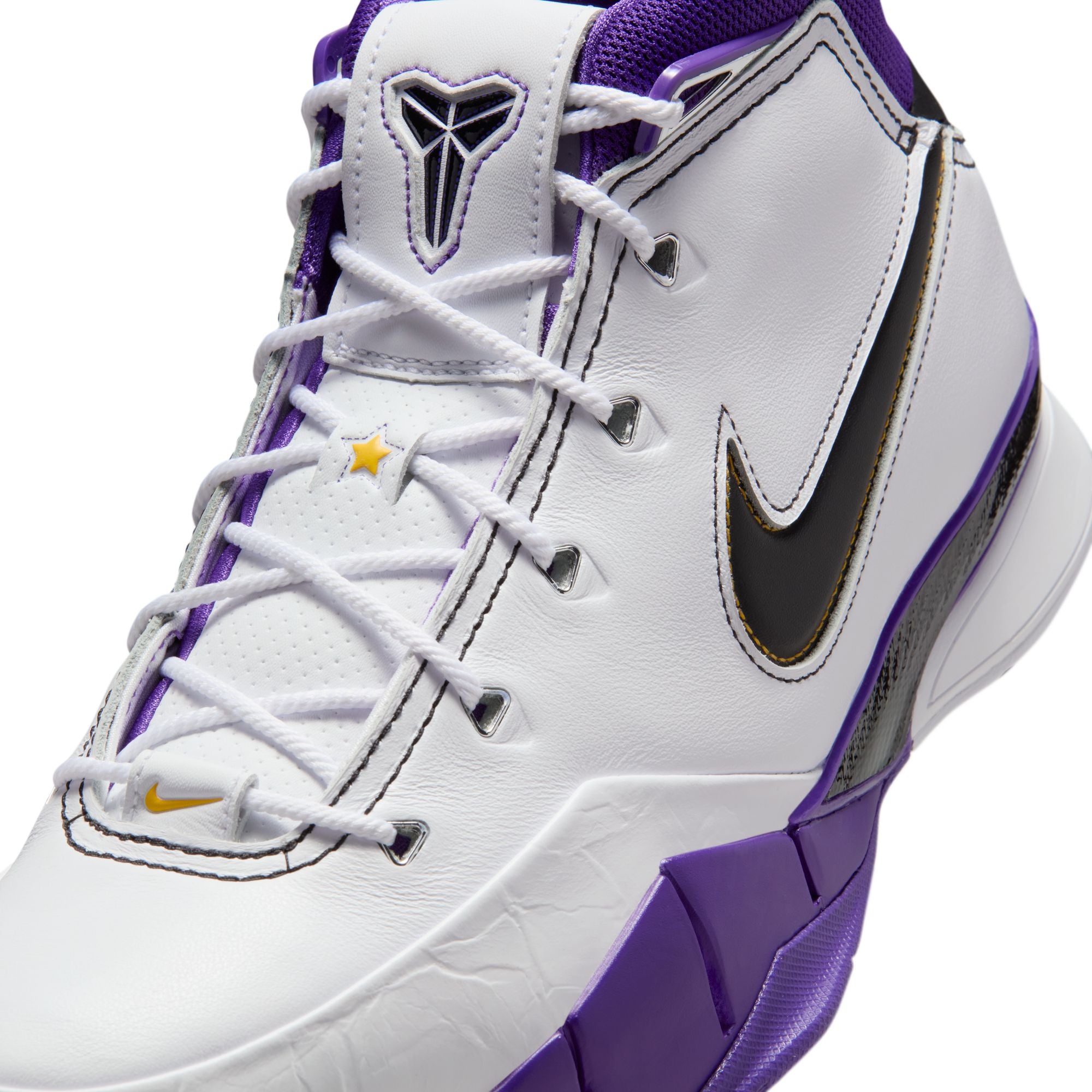 Men's Kobe 1 Protro "81-pt Game" - WHITE/BLACK-COURT PURPLE