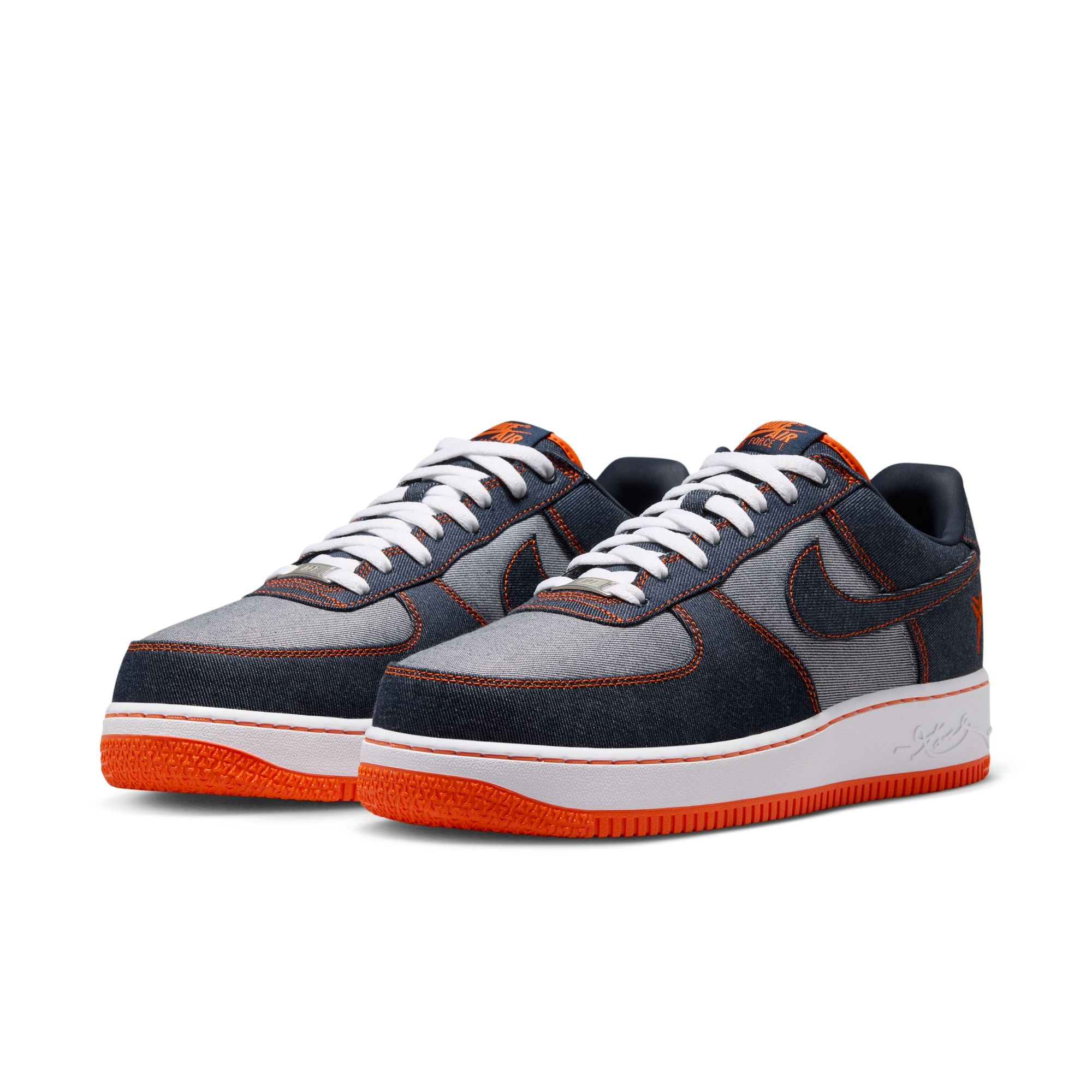 Men's Nike Air Force 1 Low Protro - OBSIDIAN/SAFETY ORANGE-WHITE