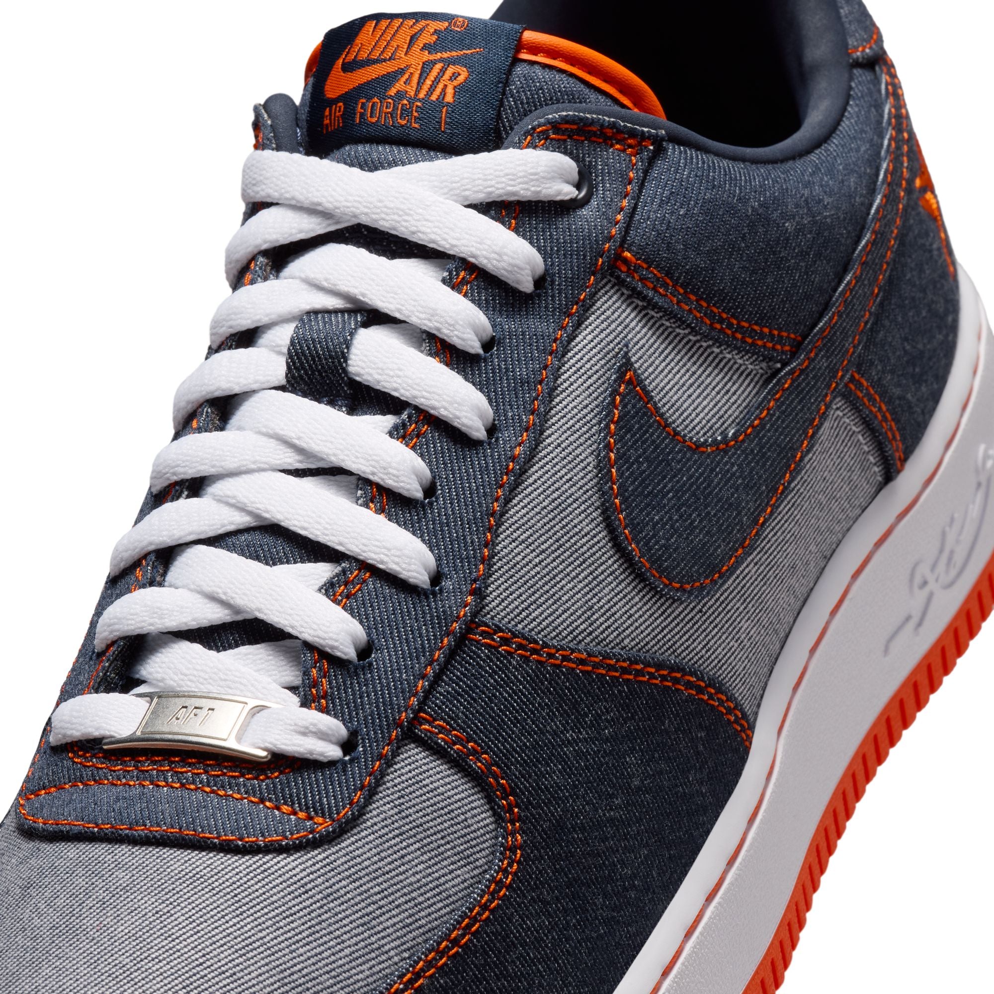 Men's Nike Air Force 1 Low Protro - OBSIDIAN/SAFETY ORANGE-WHITE