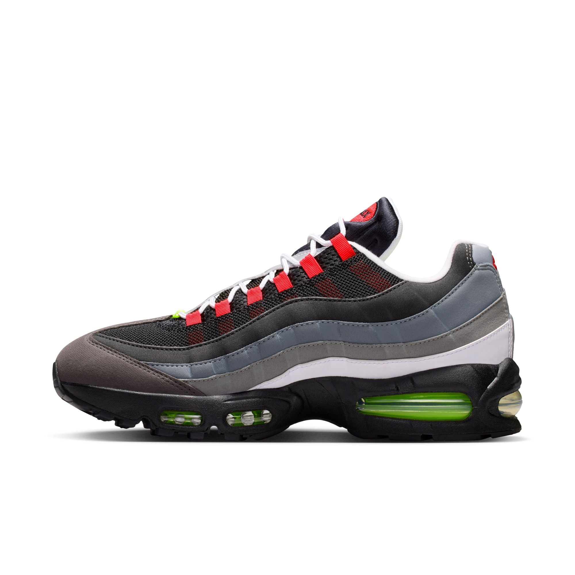 Men's Nike Air Max 95 Big Bubble Premium - BLACK/VOLT-WHITE