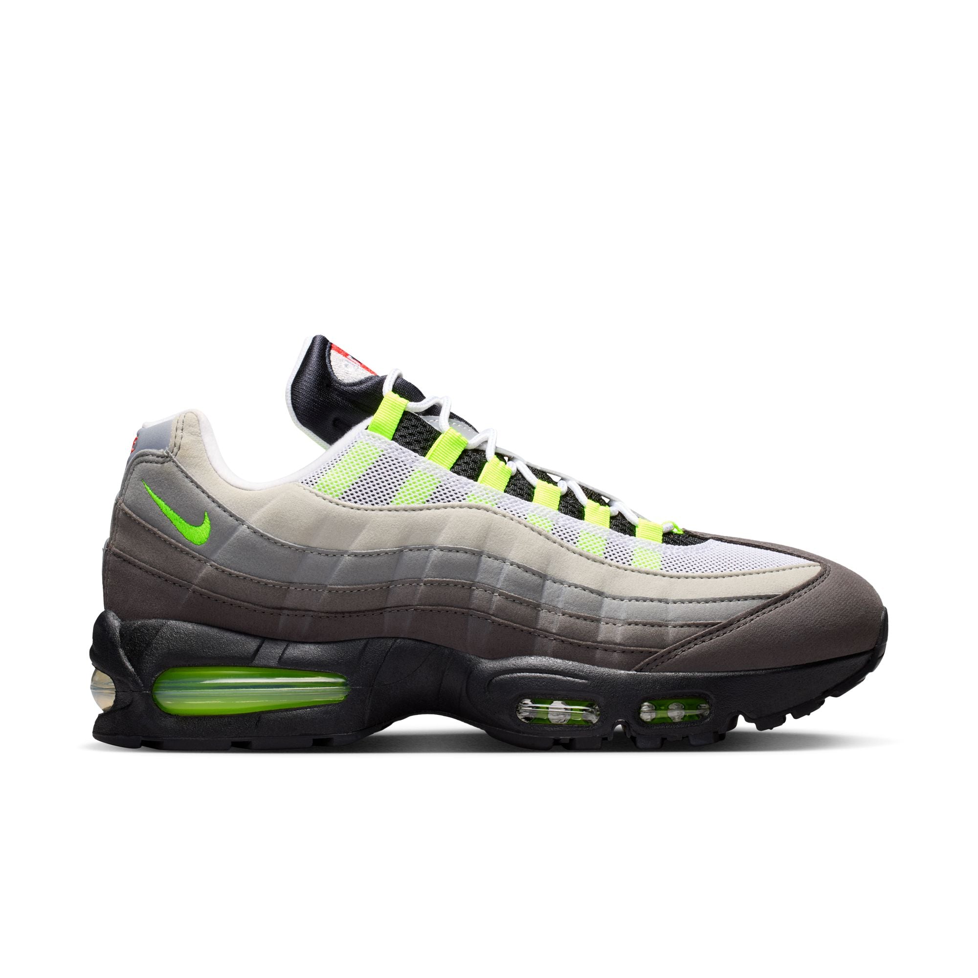 Men's Nike Air Max 95 Big Bubble Premium - BLACK/VOLT-WHITE