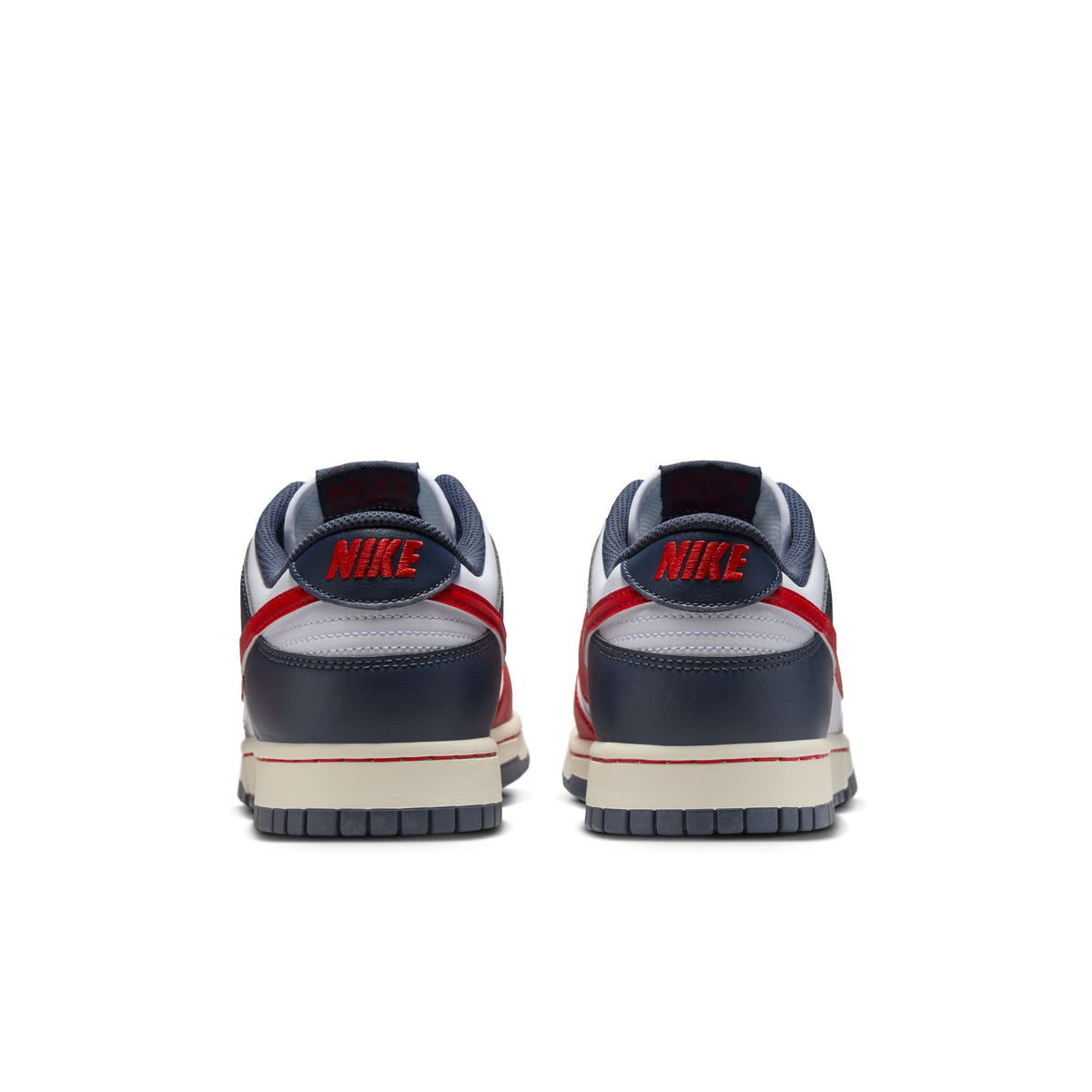 Men&#39;s Nike Dunk Low Retro - WHITE/UNIVERSITY RED-THUNDER BLUE
