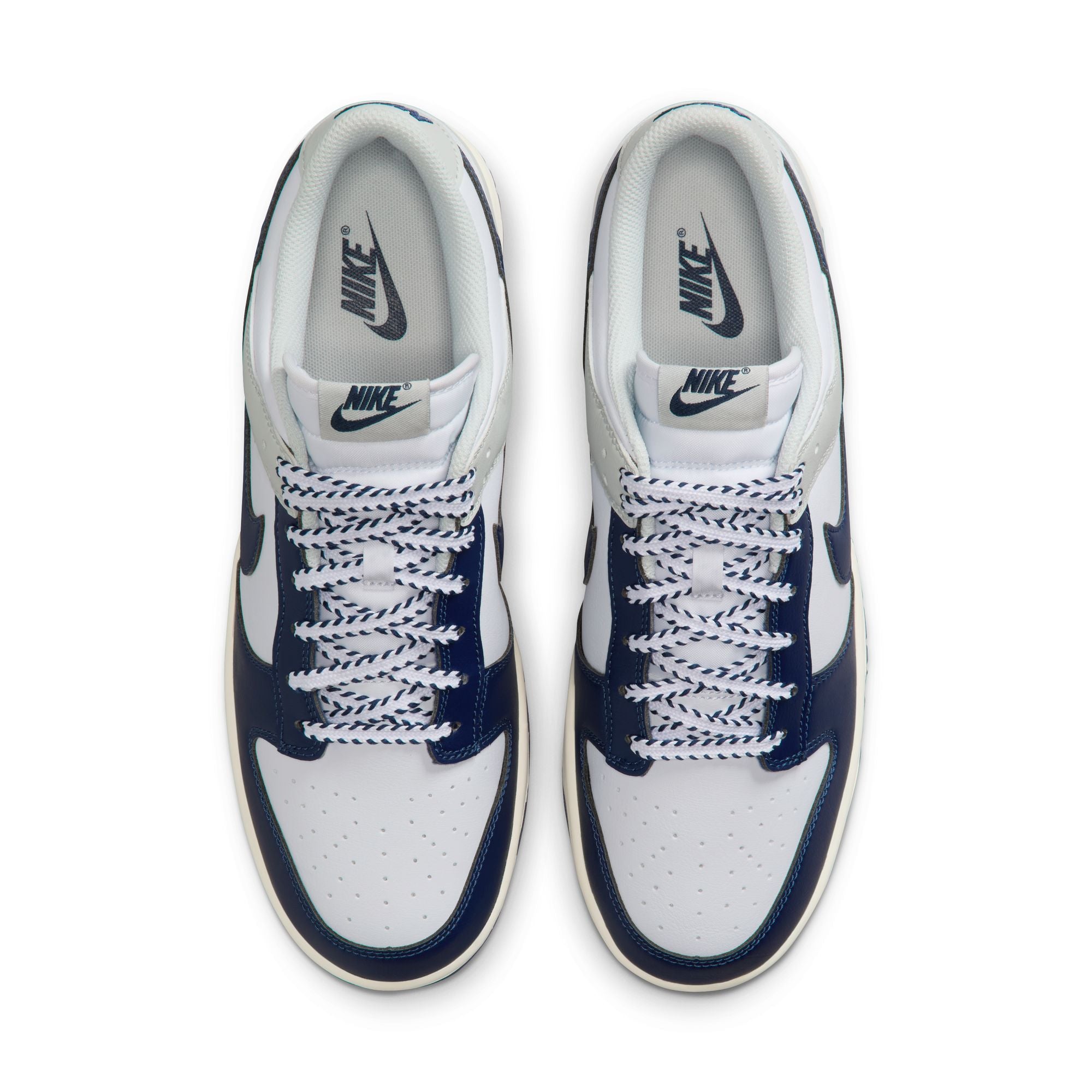 Men's Nike Dunk Low Retro - WHITE/MIDNIGHT NAVY-PHOTON DUST