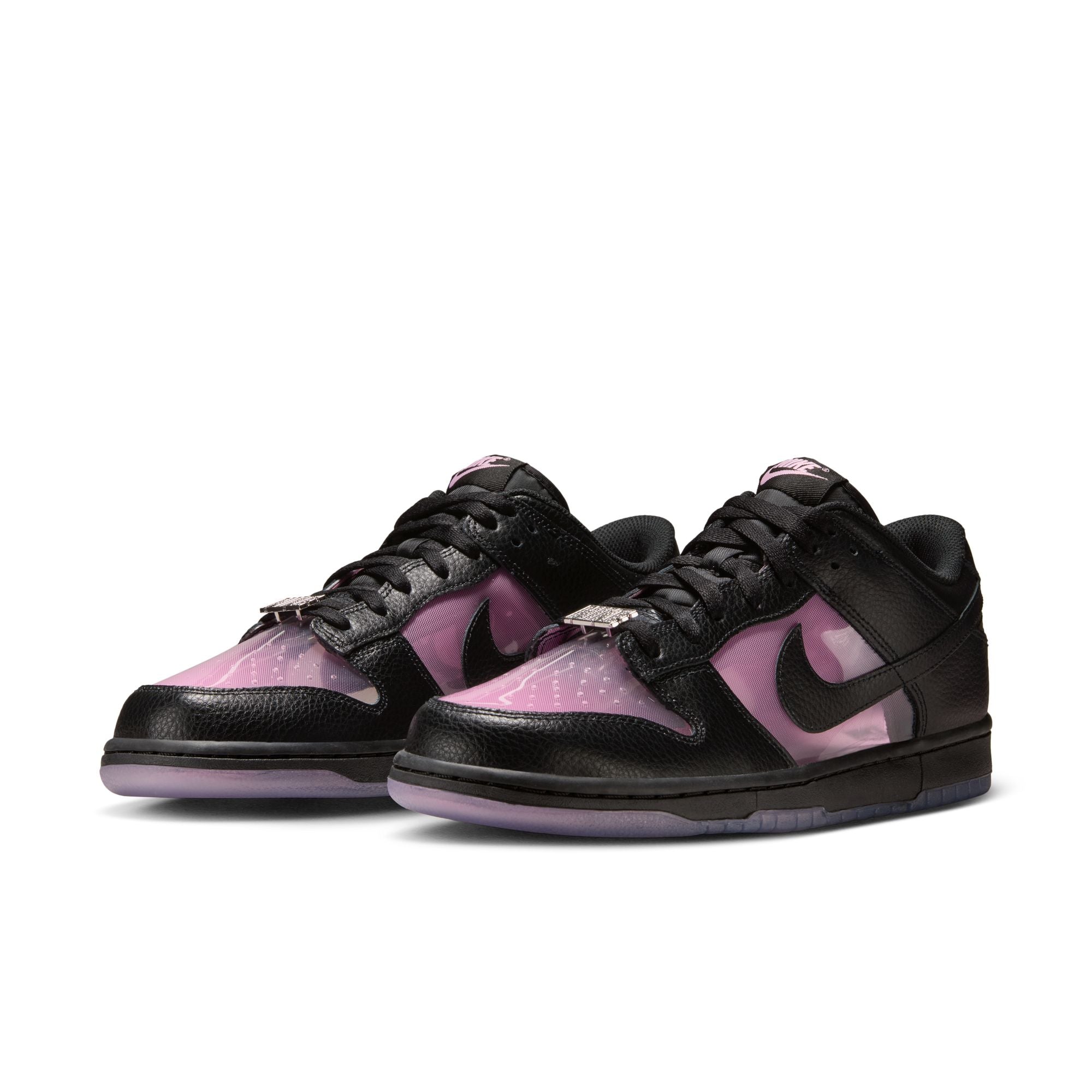 Men's Nike Dunk Low Retro Premium - PINK RISE/BLACK-BLACK
