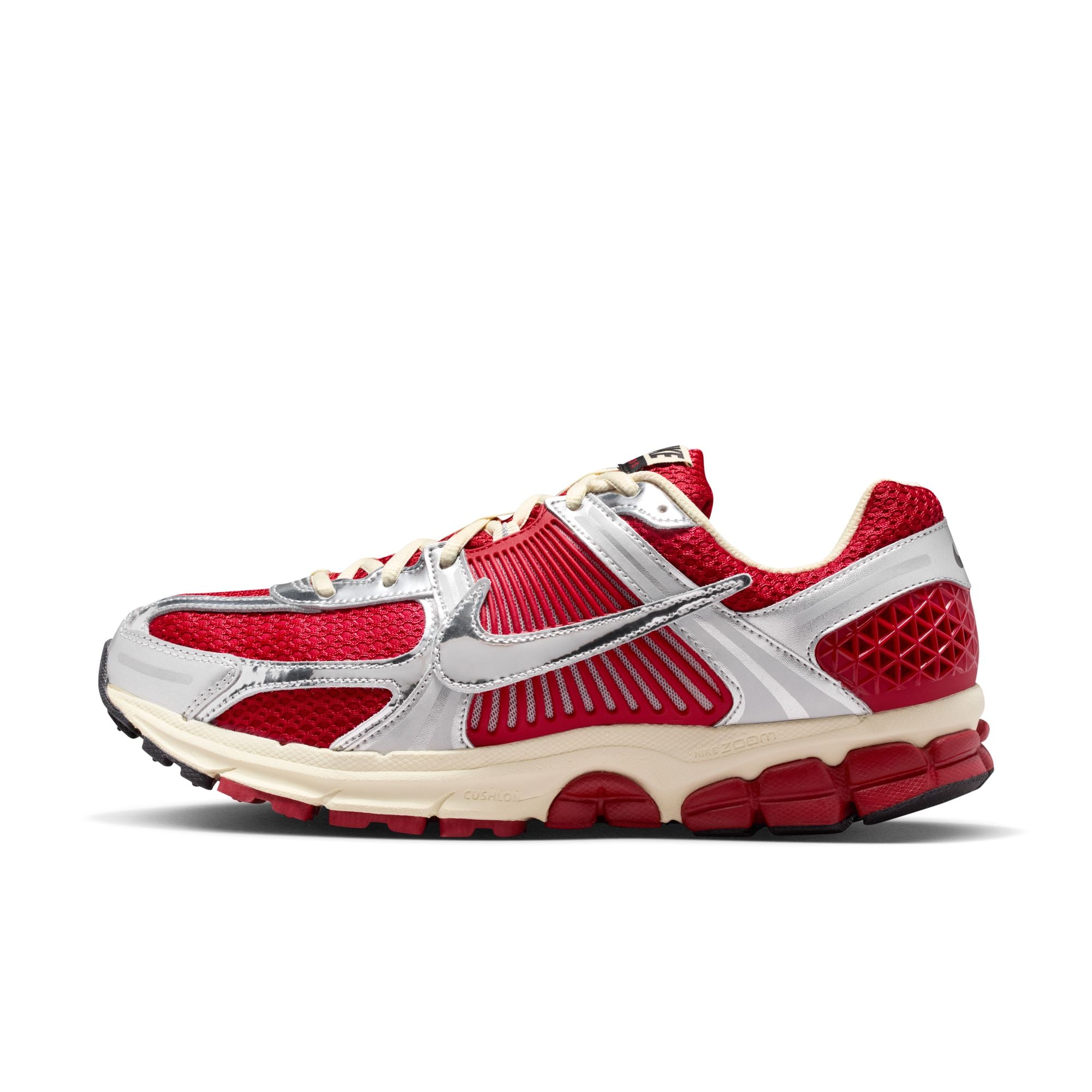 Men's Nike Zoom Vomero 5 - GYM RED/CHROME-METALLIC SILVER