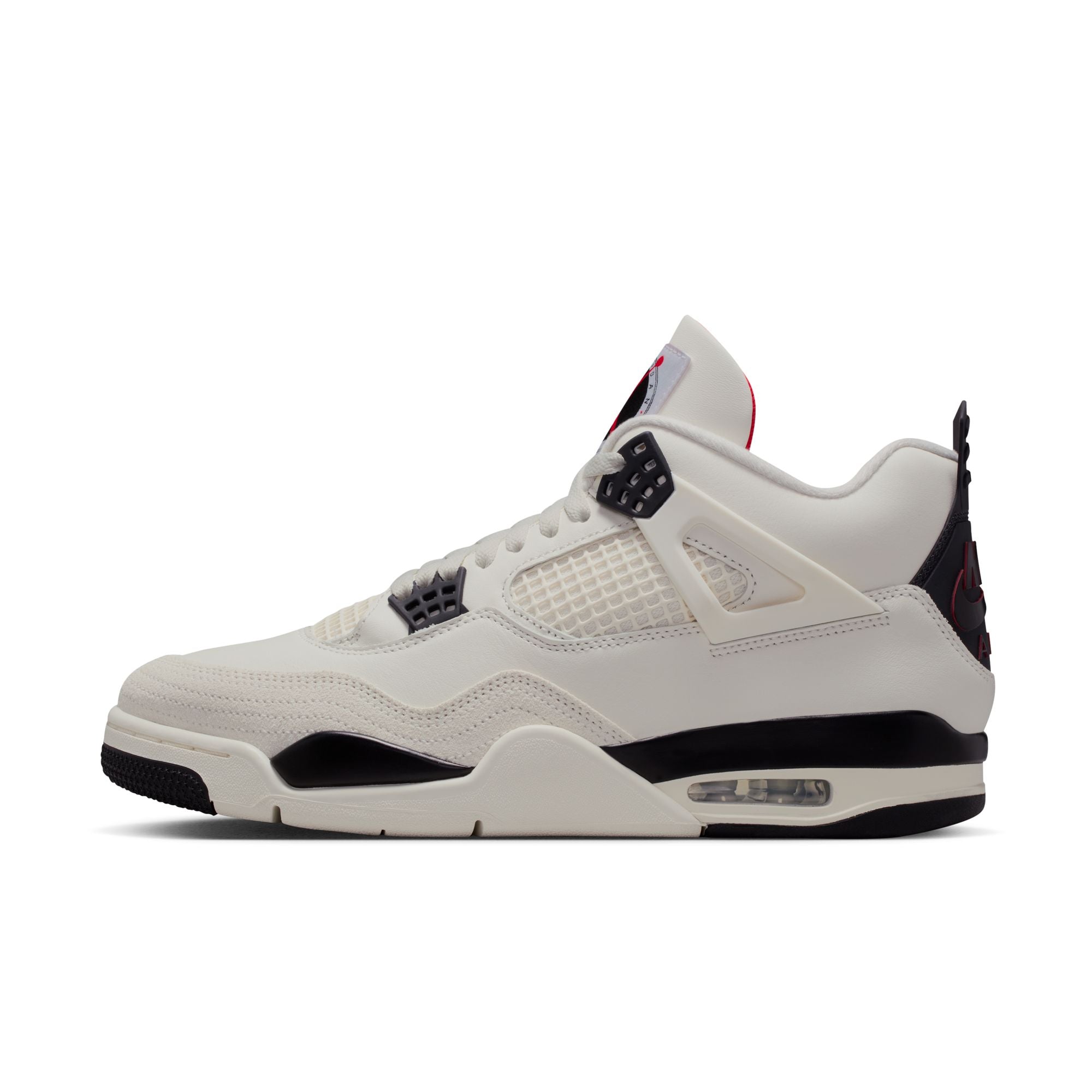 Men's Air Jordan 4 Retro OG "Flight Club" - SAIL/BLACK-UNIVERSITY RED