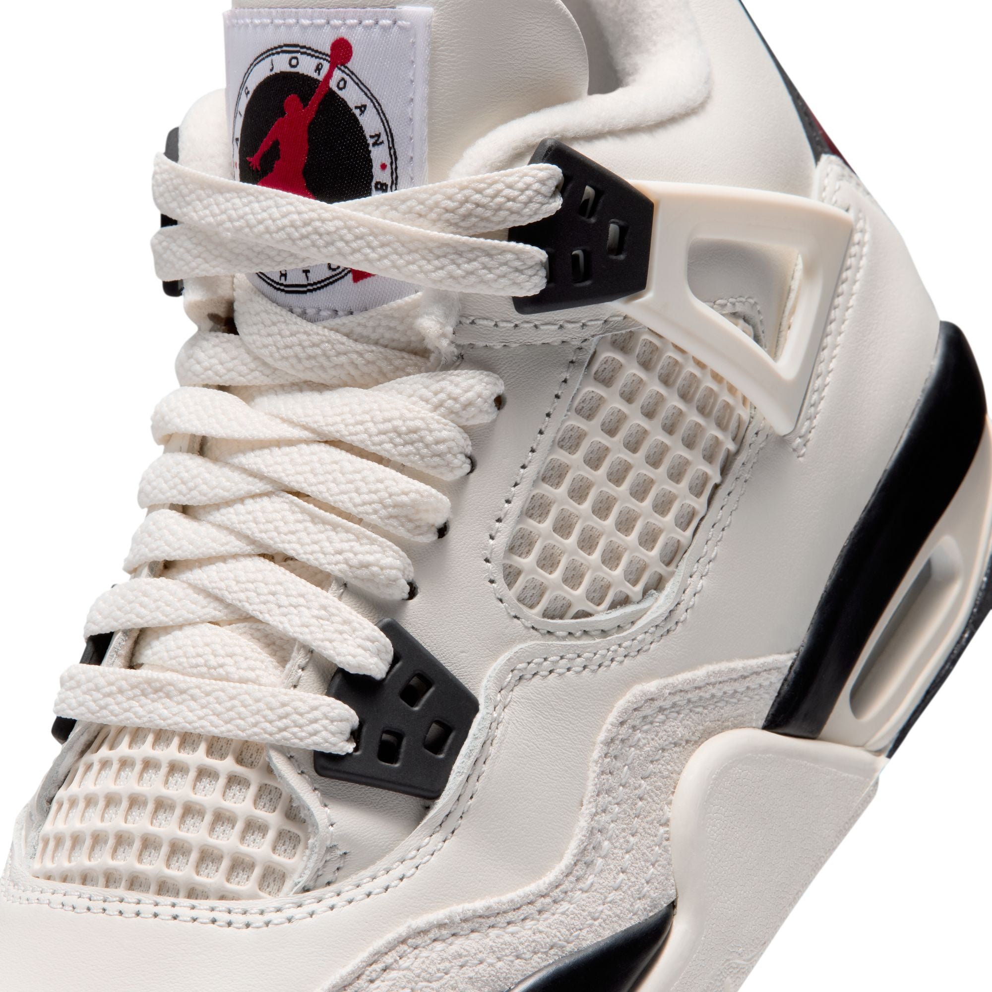 GS Air Jordan 4 Retro Flight Club - SAIL/BLACK-UNIVERSITY RED
