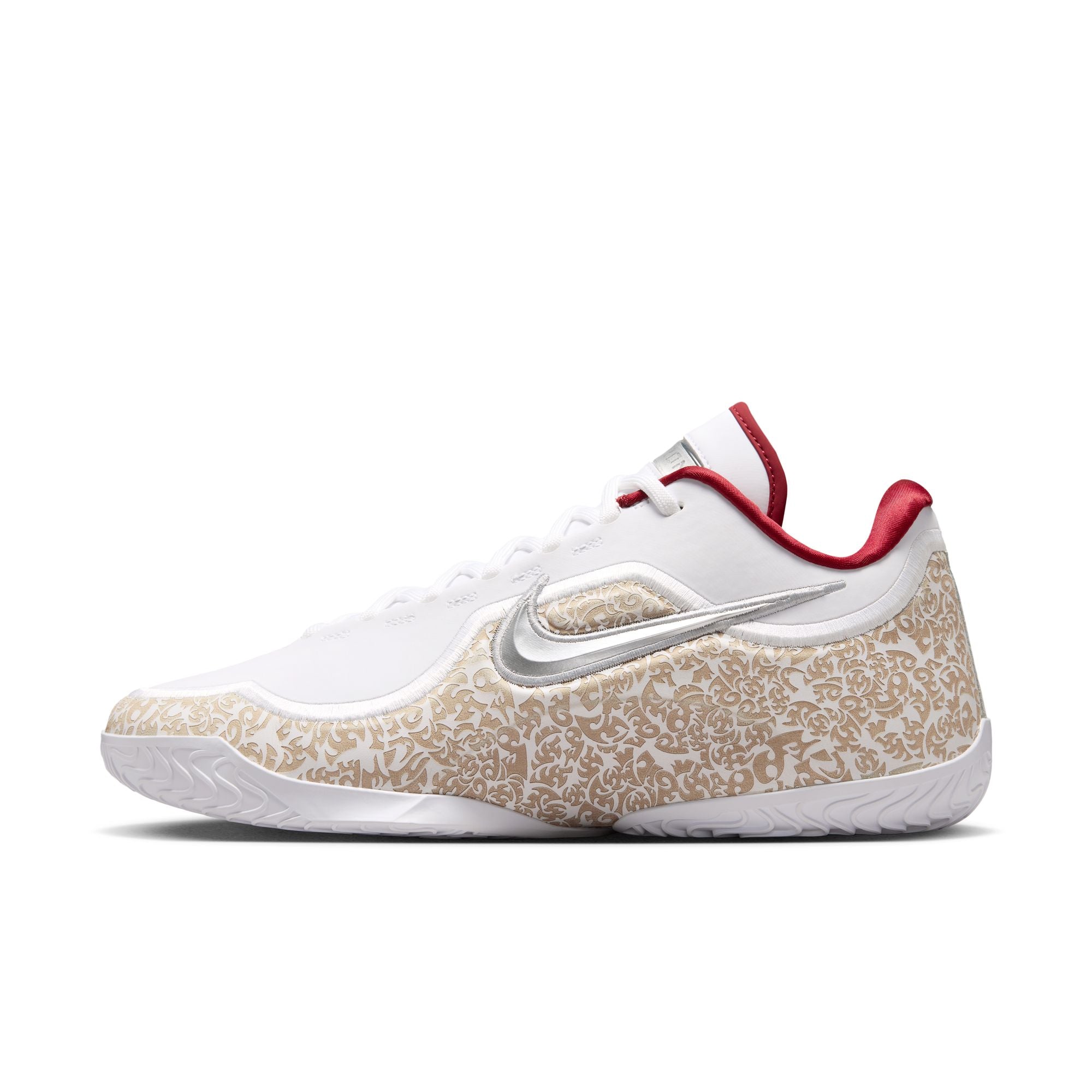 Men's Lebron XXIII - WHITE/METALLIC SILVER-TEAM RED