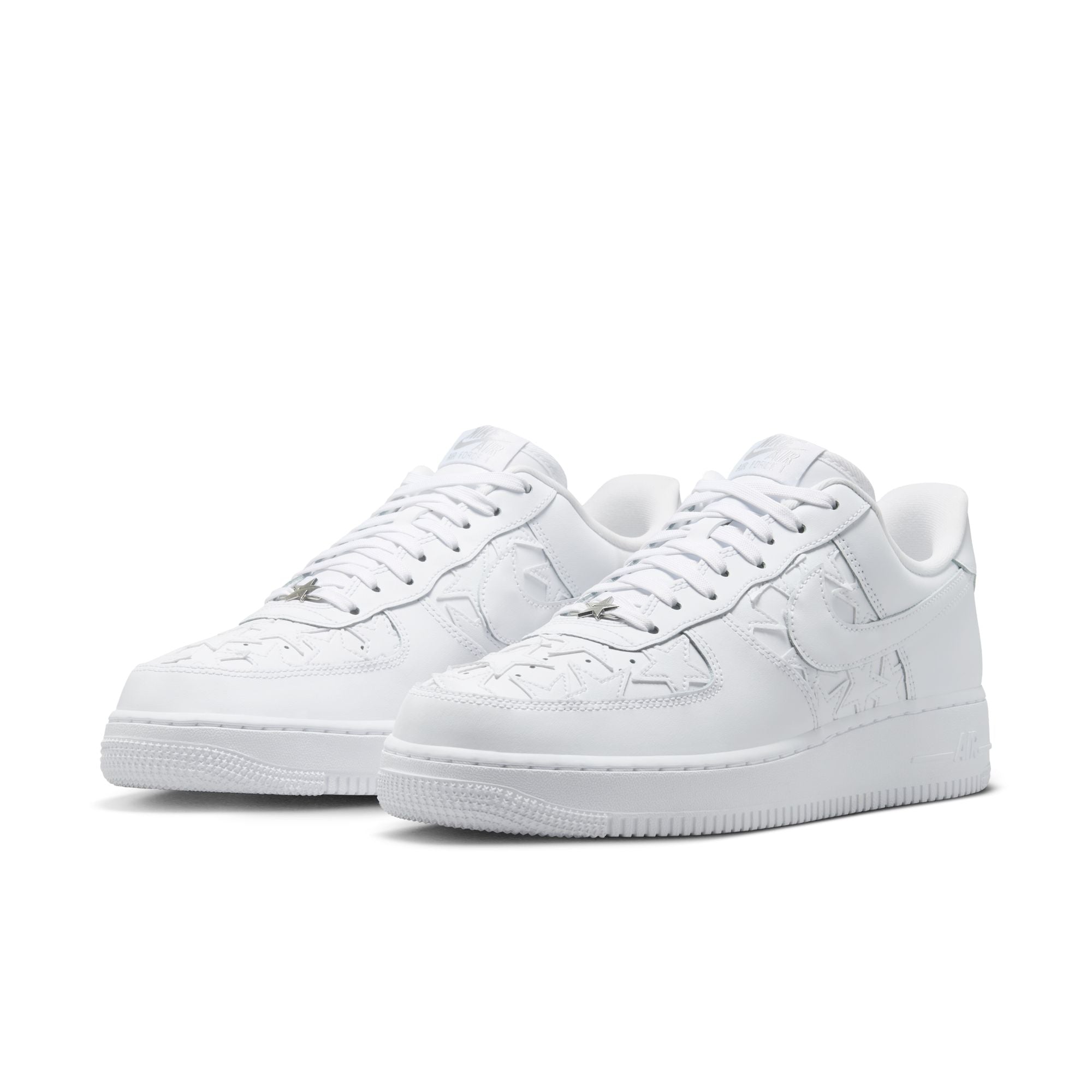 Men's Nike Air Force 1'07 Edge - WHITE/WHITE-METALLIC SILVER