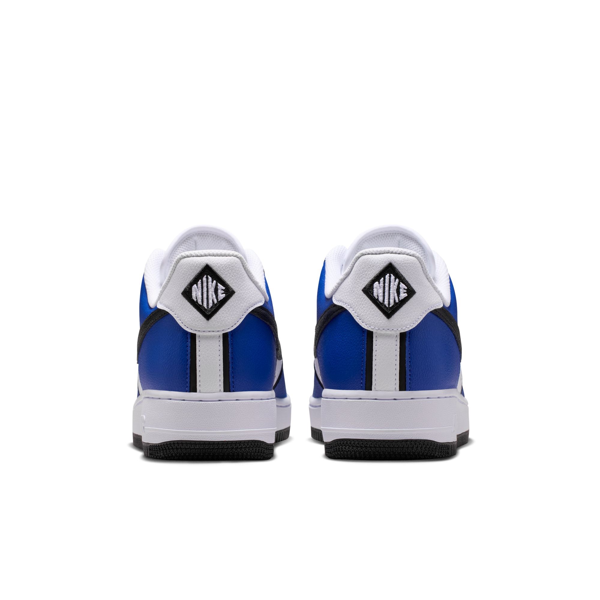 Men's Nike Air Force 1 '07 Lv8 - OLD ROYAL/BLACK-WHITE-METALLIC SILVER